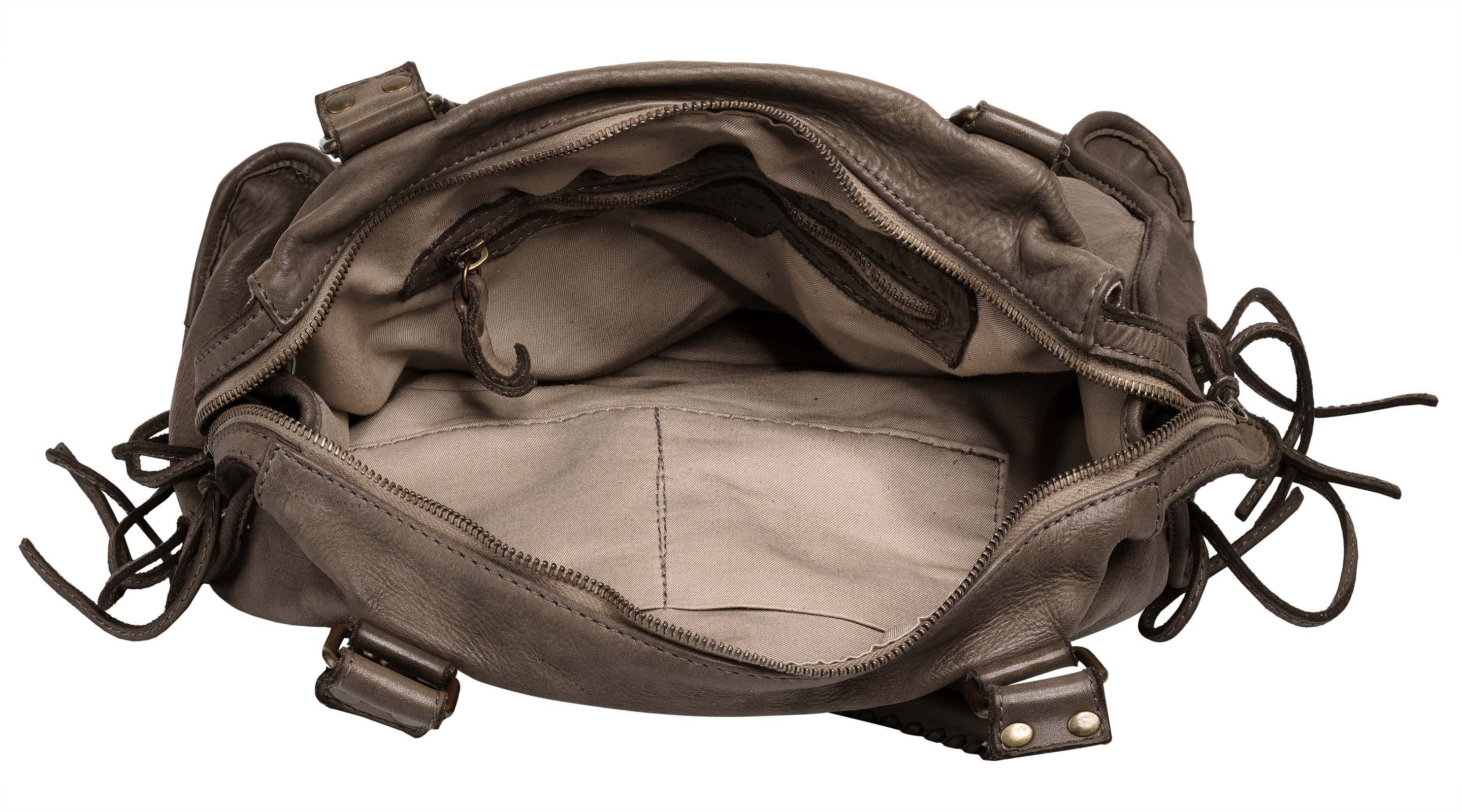 Samantha Look Shopper echt leer, made in italy (1-delig)