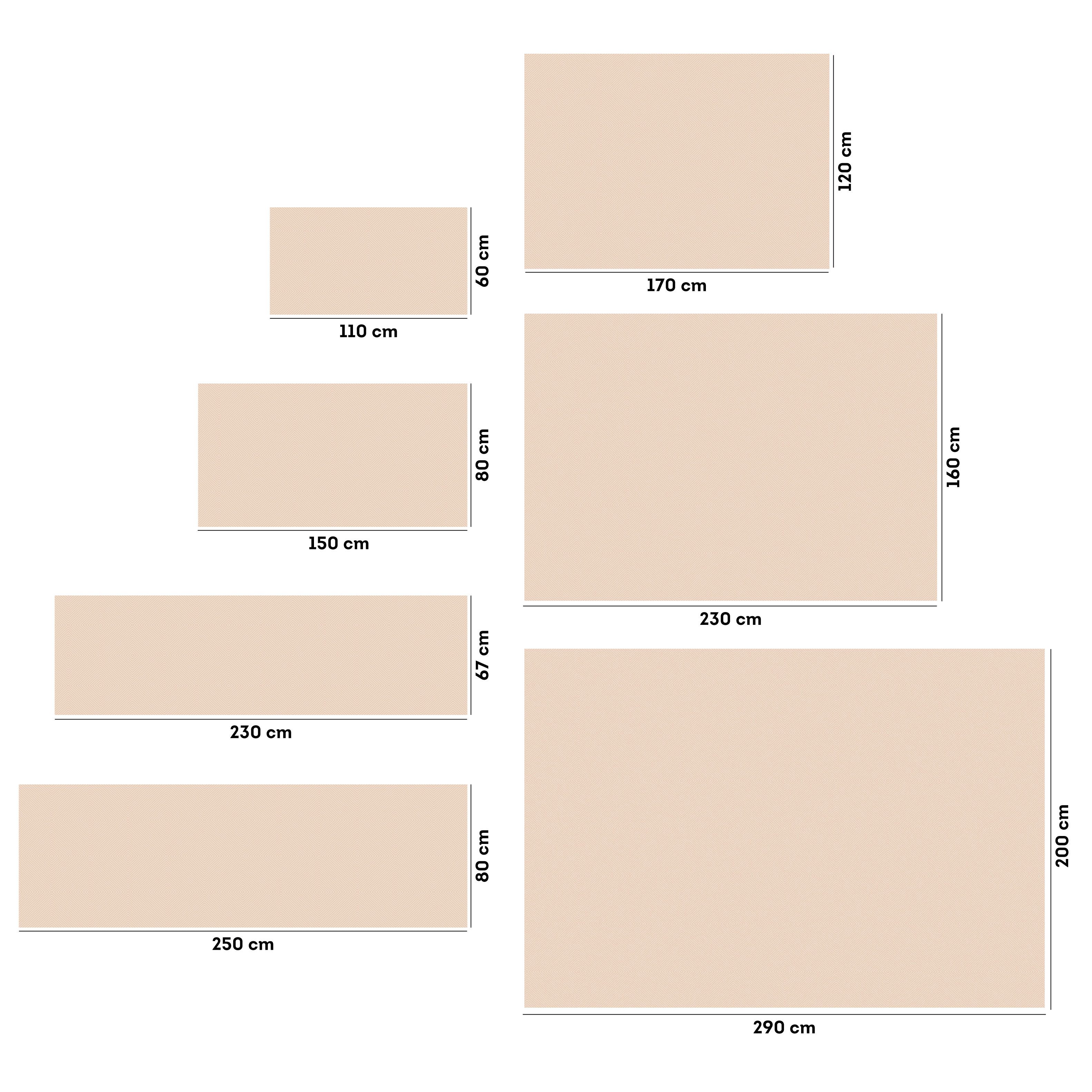 my home Vloerkleed Anna, auch als Läufer erhältlich Geschikt voor binnen en buiten, sisal-look, weerbestendig & uv-bestendig