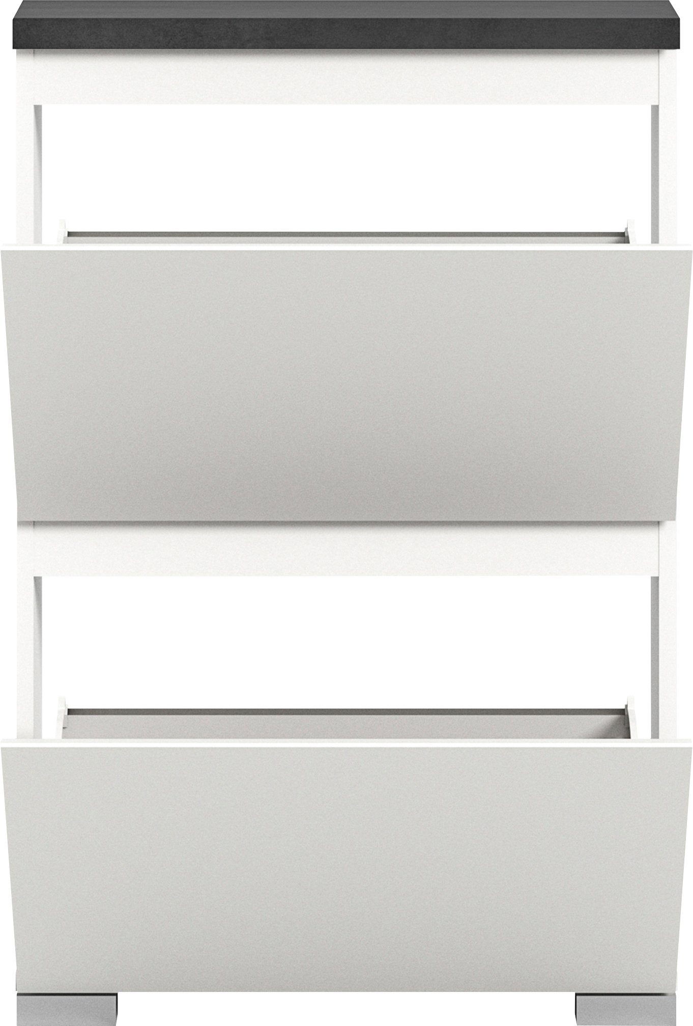 INOSIGN Schoenenkast Skoskap, Diepte 18 cm, 2 Deurtjes met schoenrol, plaats voor 6 paar schoenen