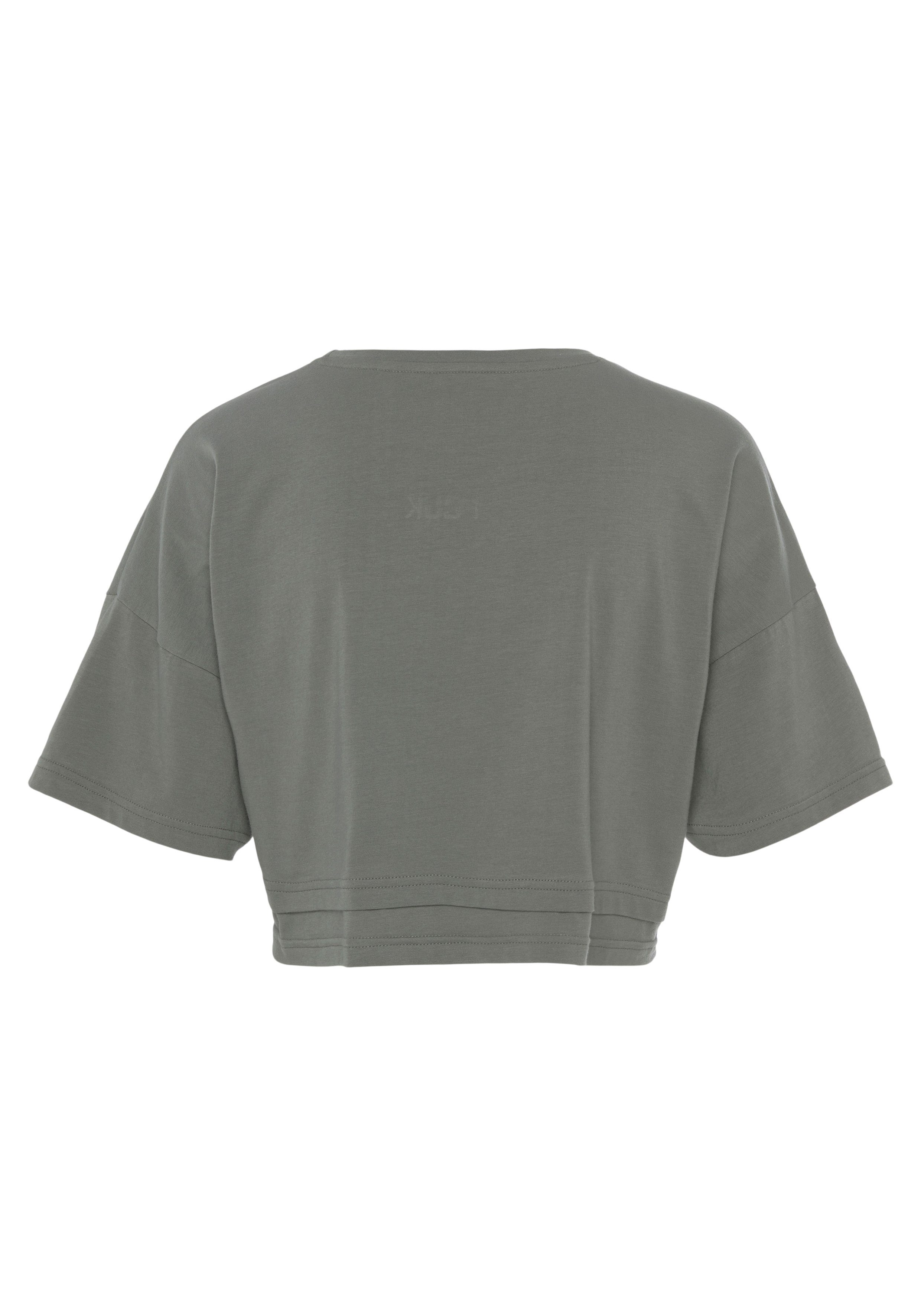 Lascana Shirt met korte mouwen met kastige snit en lagen-look