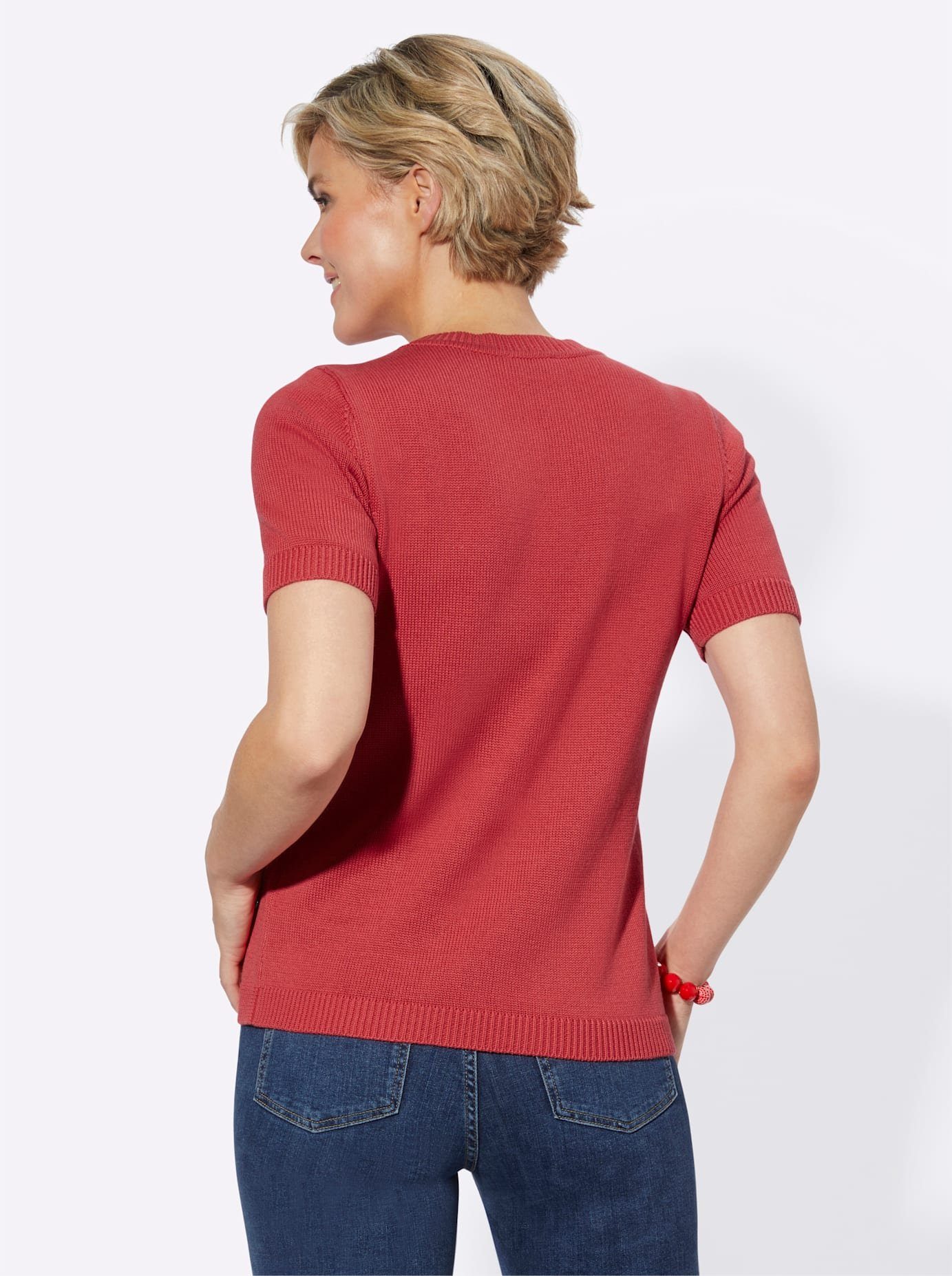 Casual Looks Trui met korte mouwen Trui