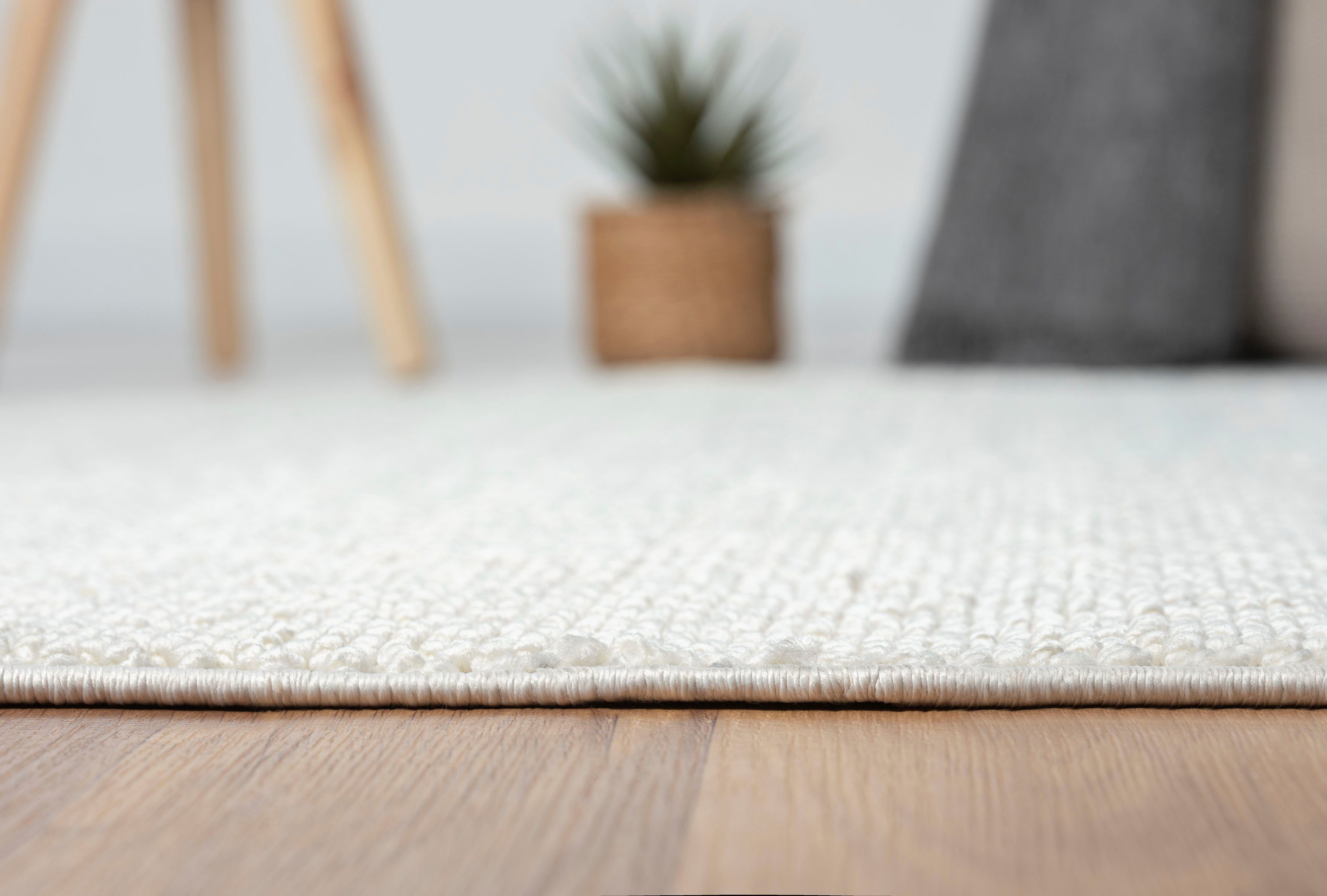 Myflair Möbel & Accessoires Vloerkleed AVA Uni kleuren, gemêleerd, sisal-look, ook verkrijgbaar in rechthoekig