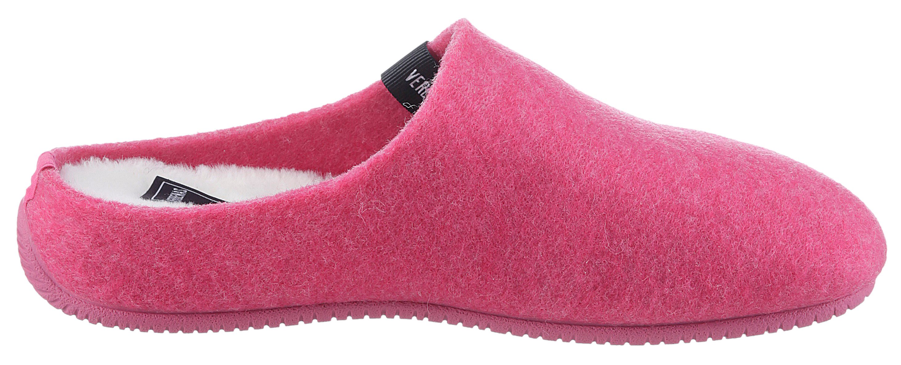 VERBENAS Pantoffels York Fieltro pantoffel, homeslipper, klomp met warme binnenzool