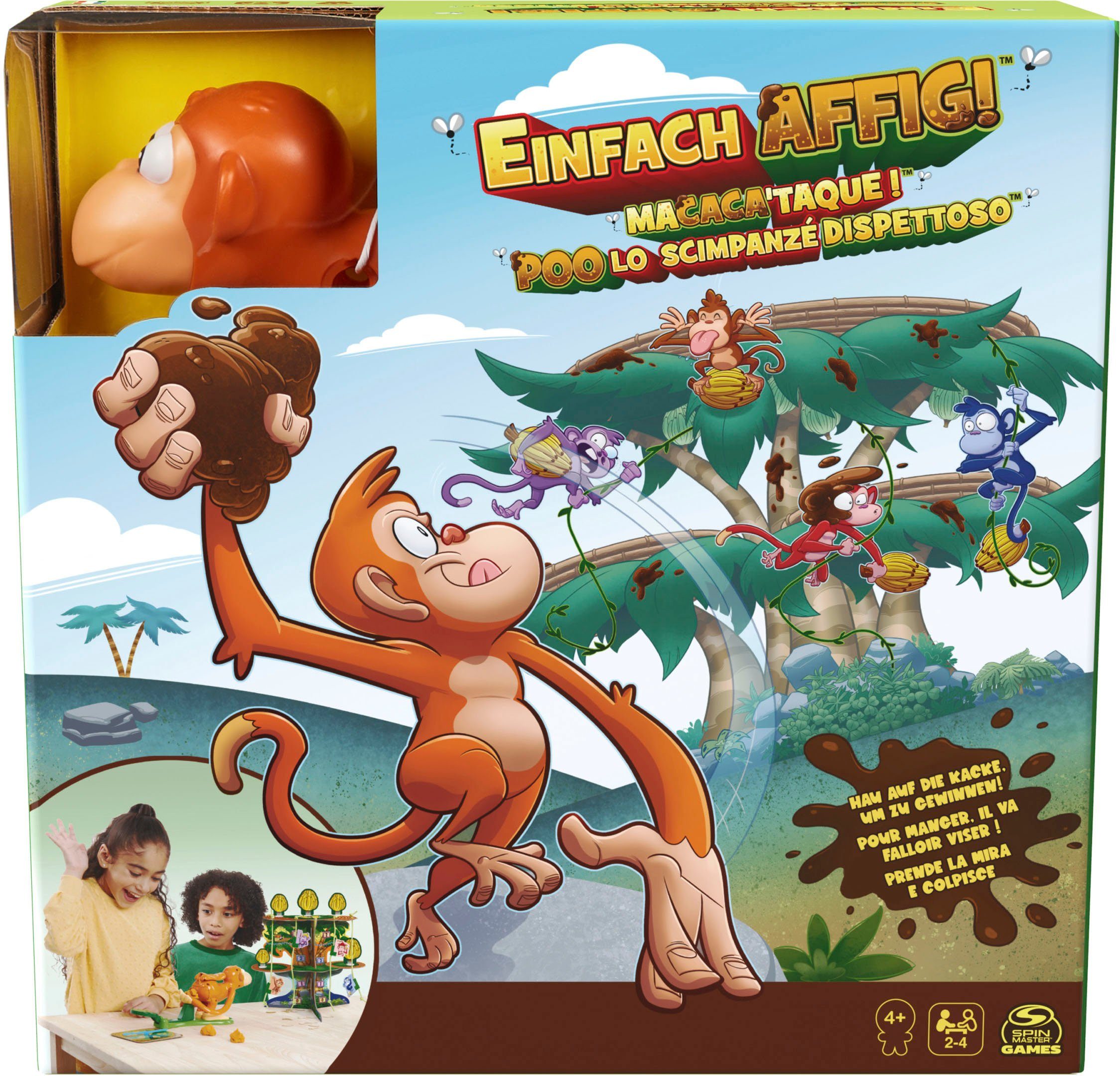 Spin Master Spel Gewoonweg Dwaas! (Monkey See, Monkey Poo)