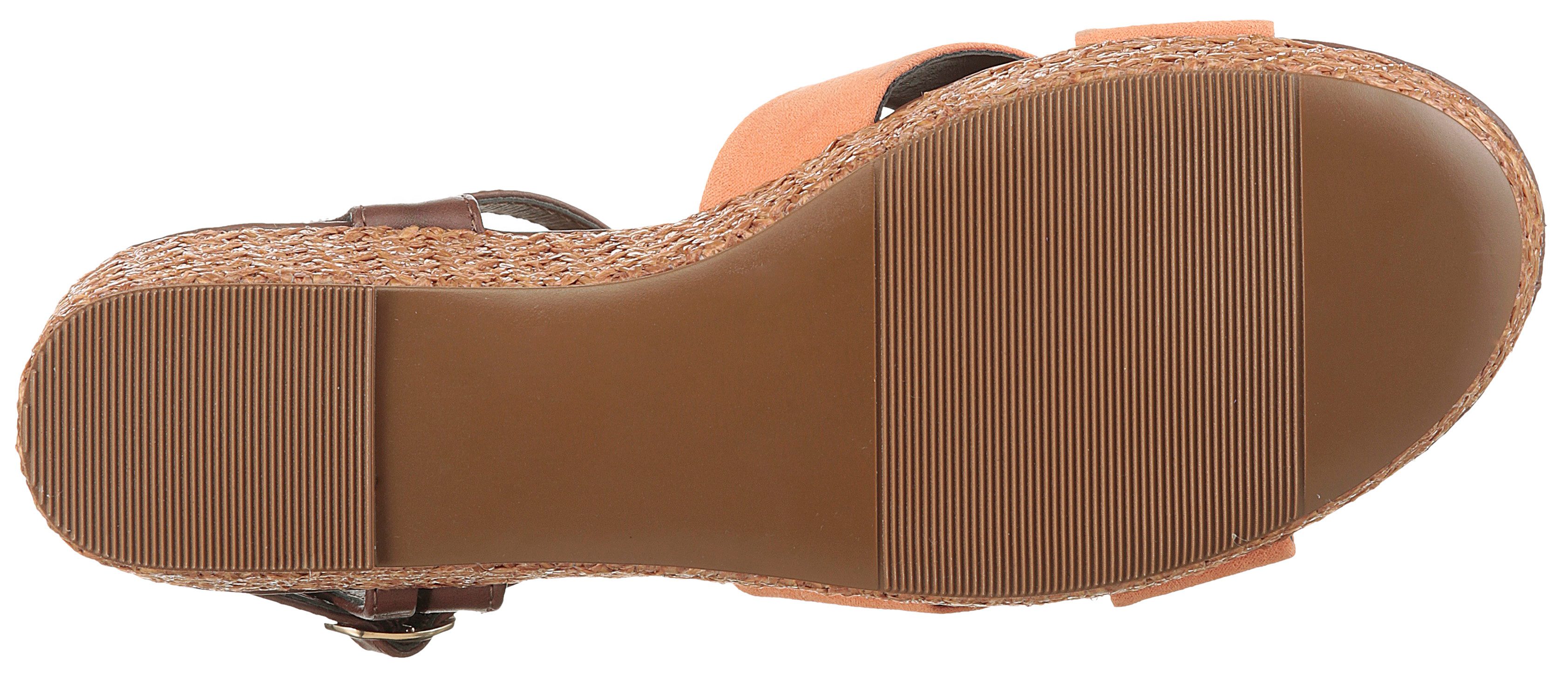Aniston SHOES Sleehaksandaaltjes , zomerschoen, riemchensandaal, sleehak - nieuwe collectie