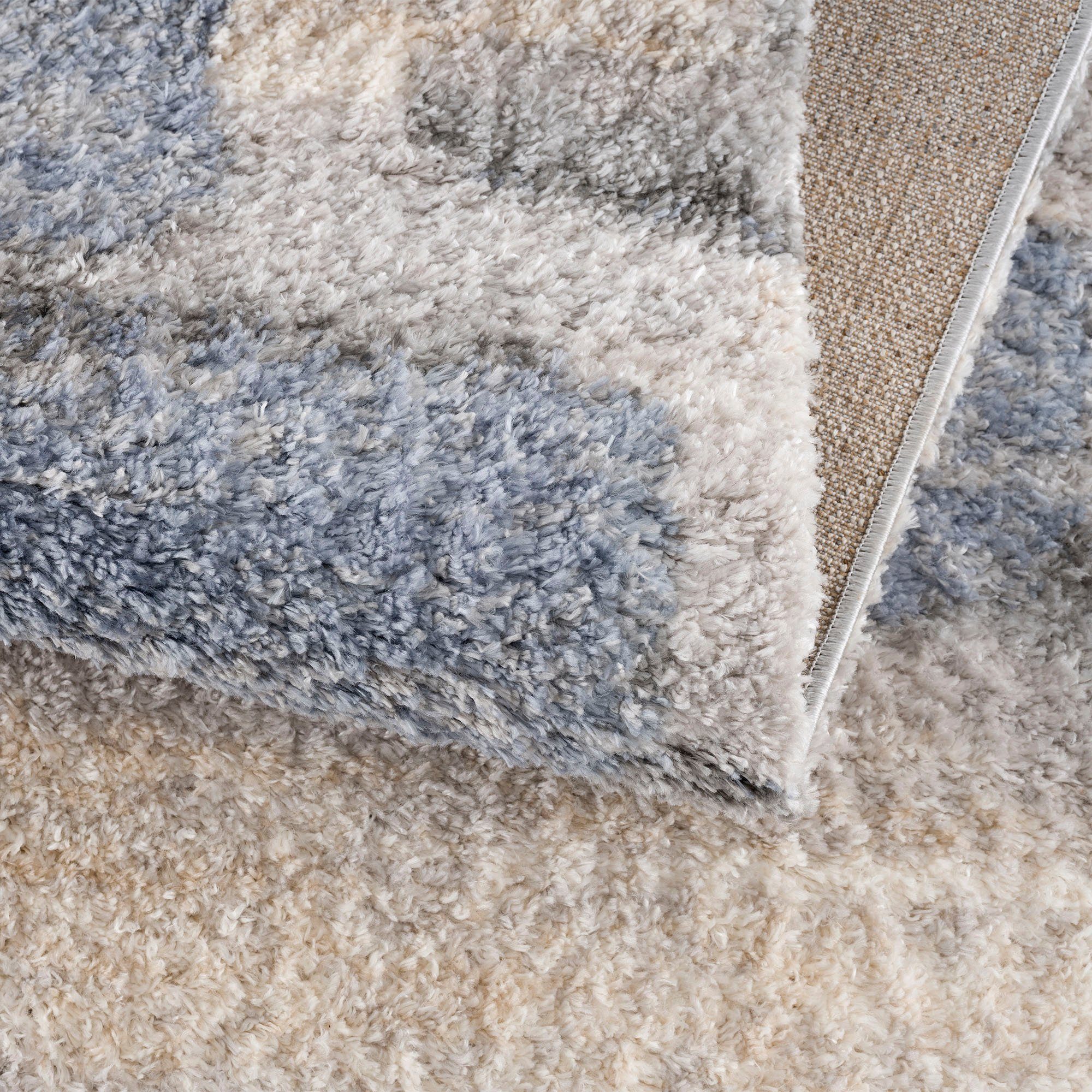 SANAT HALI Hoogpolig vloerkleed Versay 1506 Woonkamer, lange pool, shaggy-vloerkleed