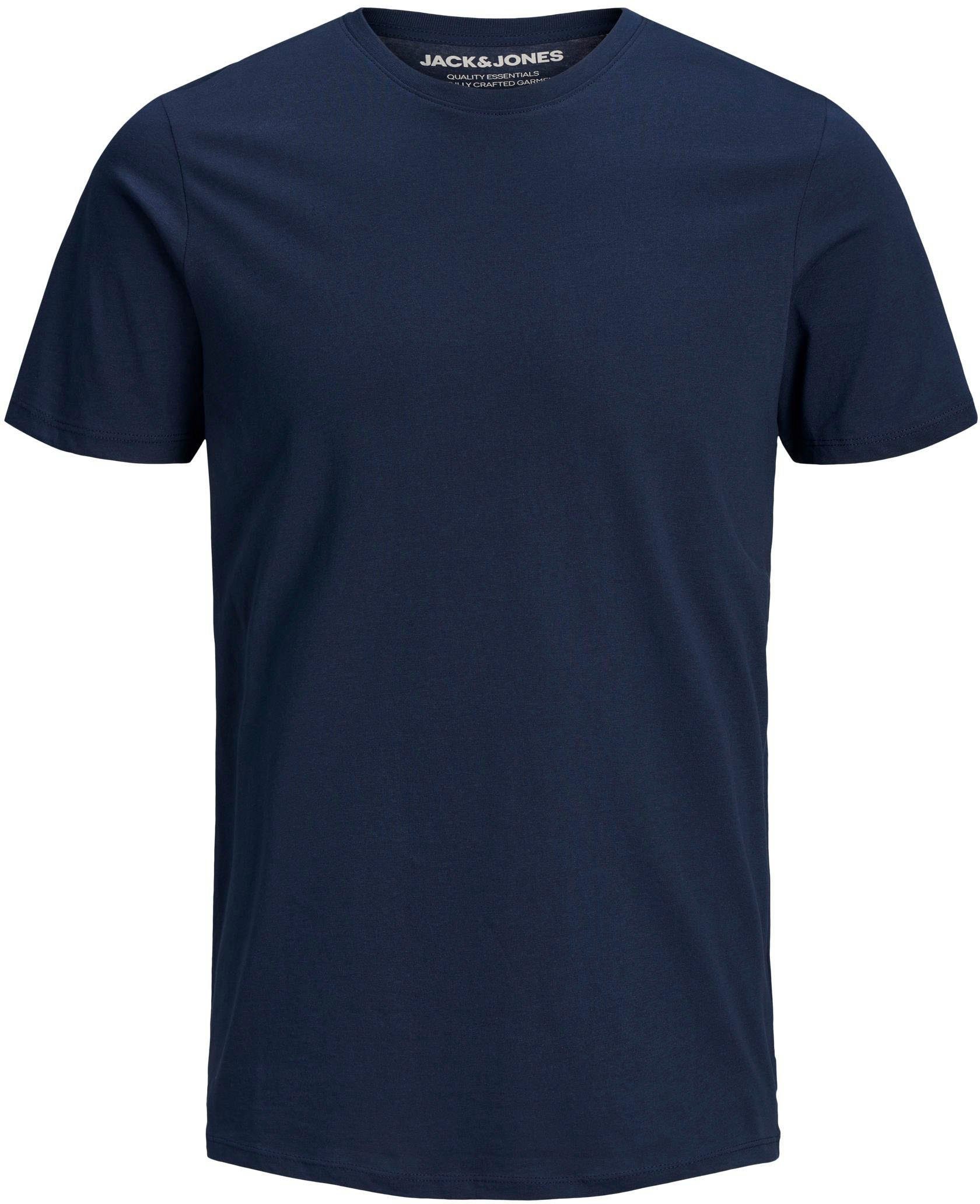 Jack & Jones Shirt met ronde hals JJEORGANIC BASIC TEE SS O-NE 3PK MP NOOS (set, 3-delig)
