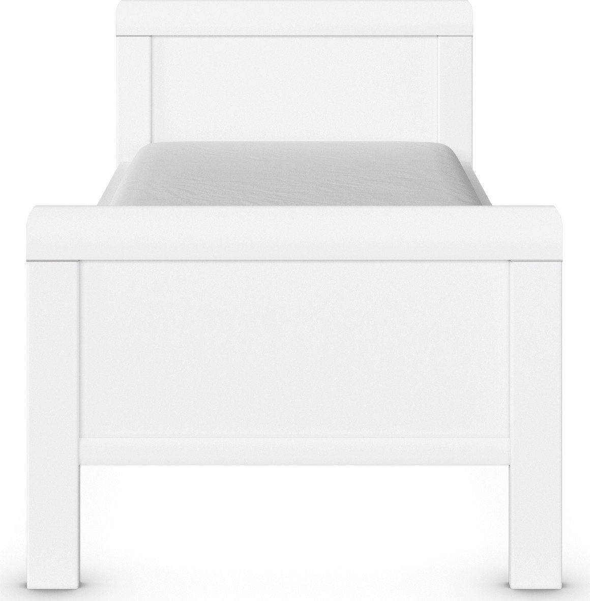 rauch Bed Eenpersoons Stollenbed EVELYN in comfortabele hoogte van houtmateriaal in elegante stijl made in germany