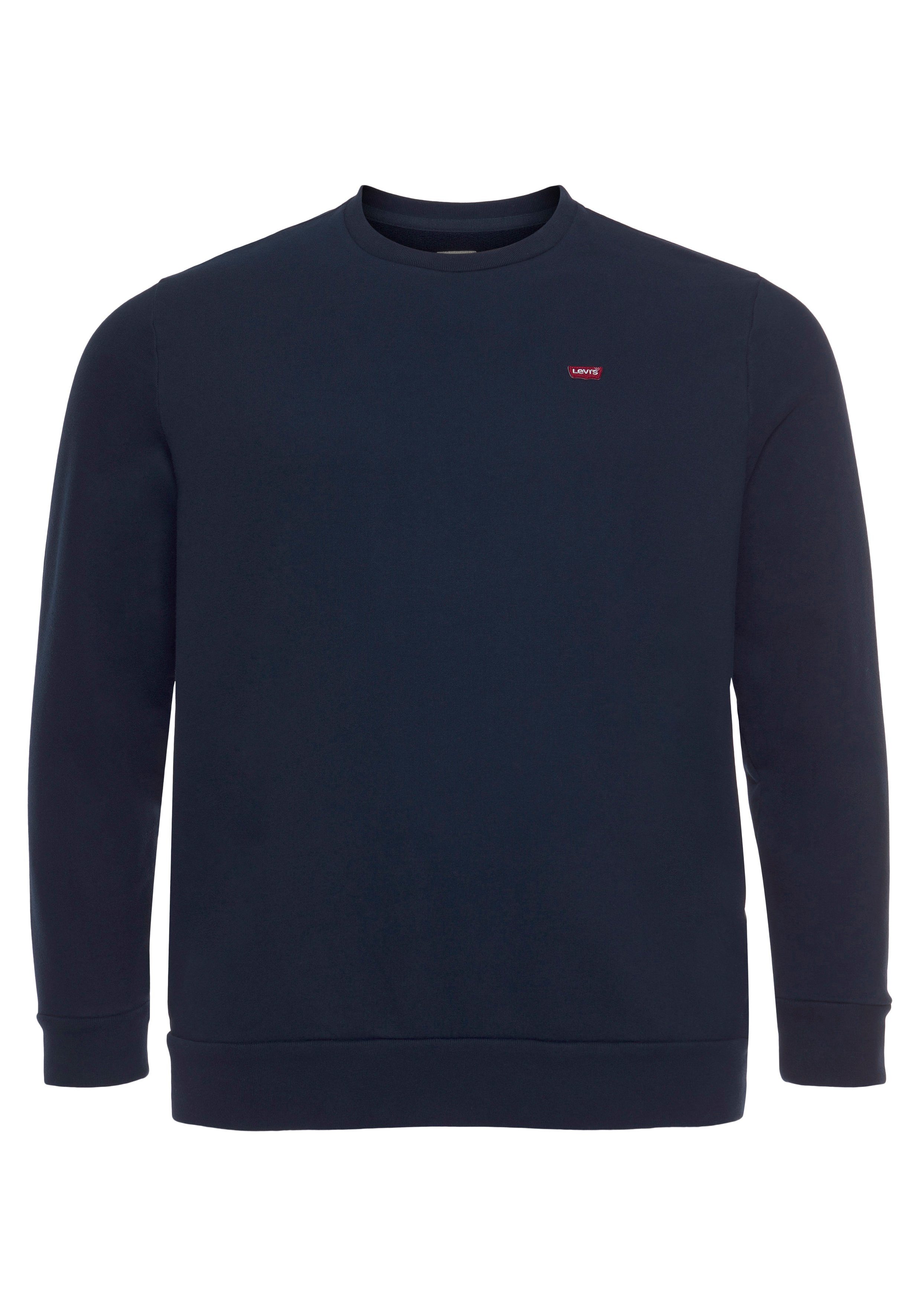 Levi's® Plus Sweatshirt BIG ORIGINAL HM CREW met batwing-logobadge