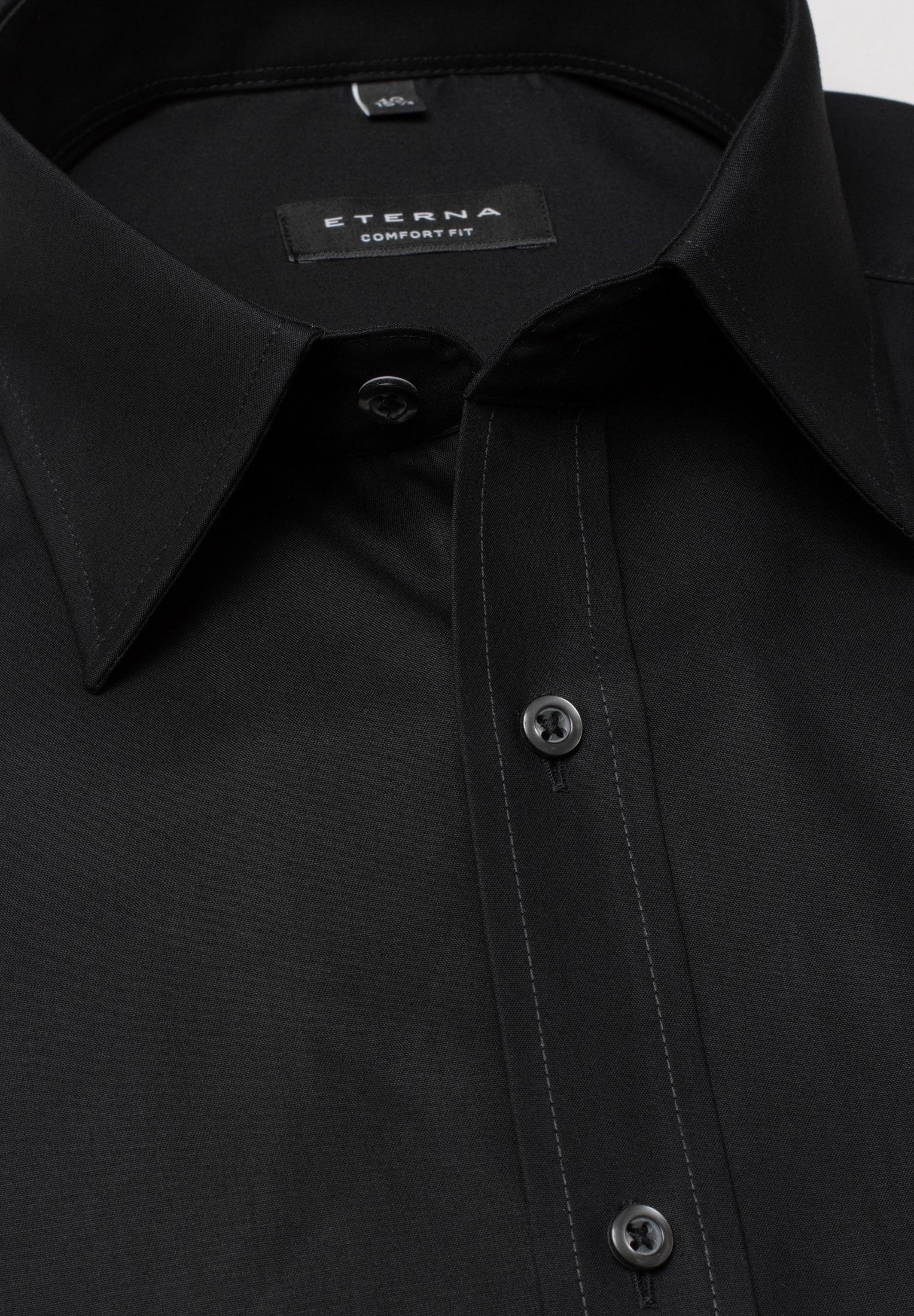 Eterna Overhemd met korte mouwen Comfort fit NON IRON (strijkvrij)