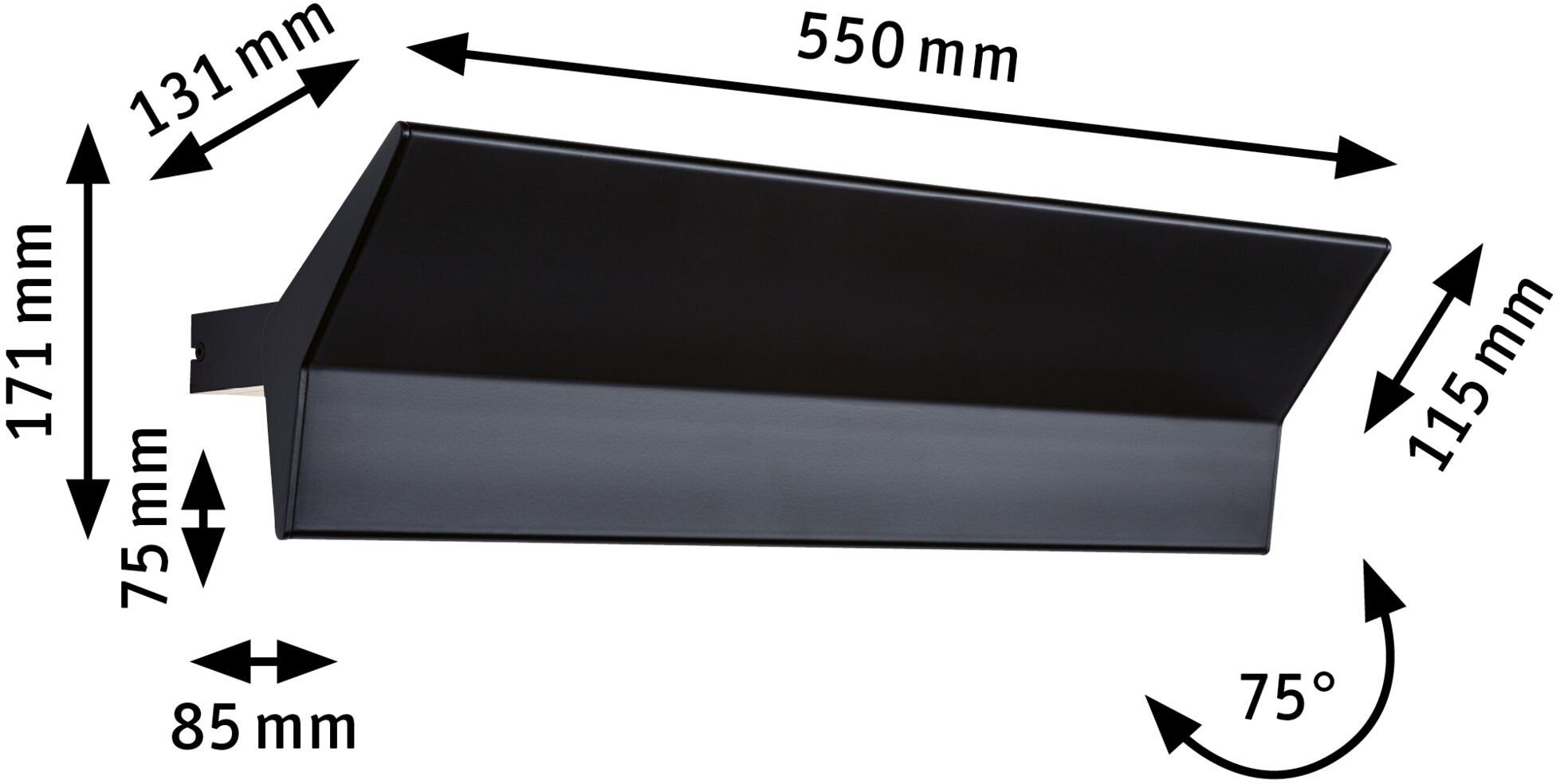 Paulmann Wandlamp Stine (1 stuk)