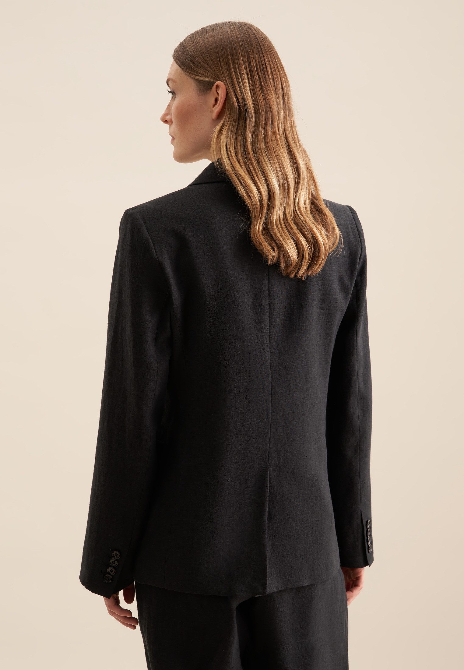seidensticker Outdoorblouse Zwarte roos