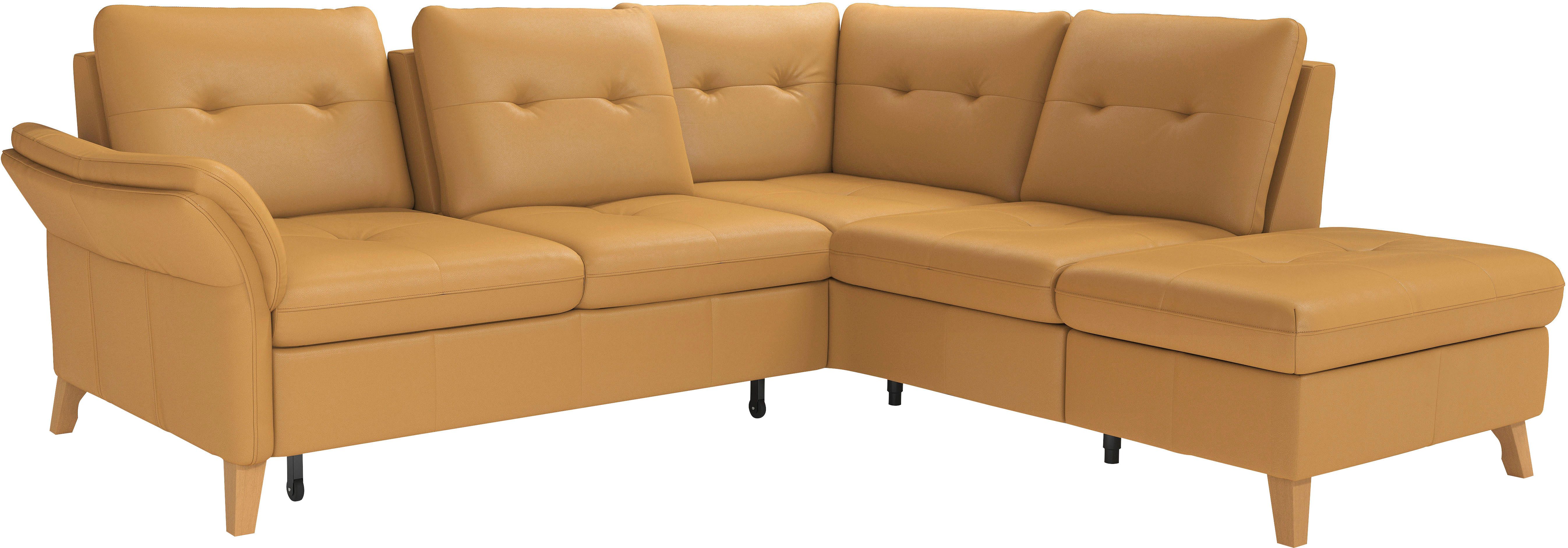 sit&more Hoekbank Göteborg inclusief zitdiepteverstelling, optioneel met bedfunctie & bedlade