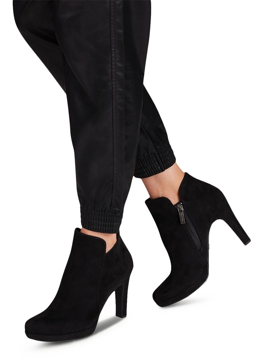 Tamaris Highheel-laarsjes avondmode, hoge hakken, enkellaarzen in vrouwelijke look