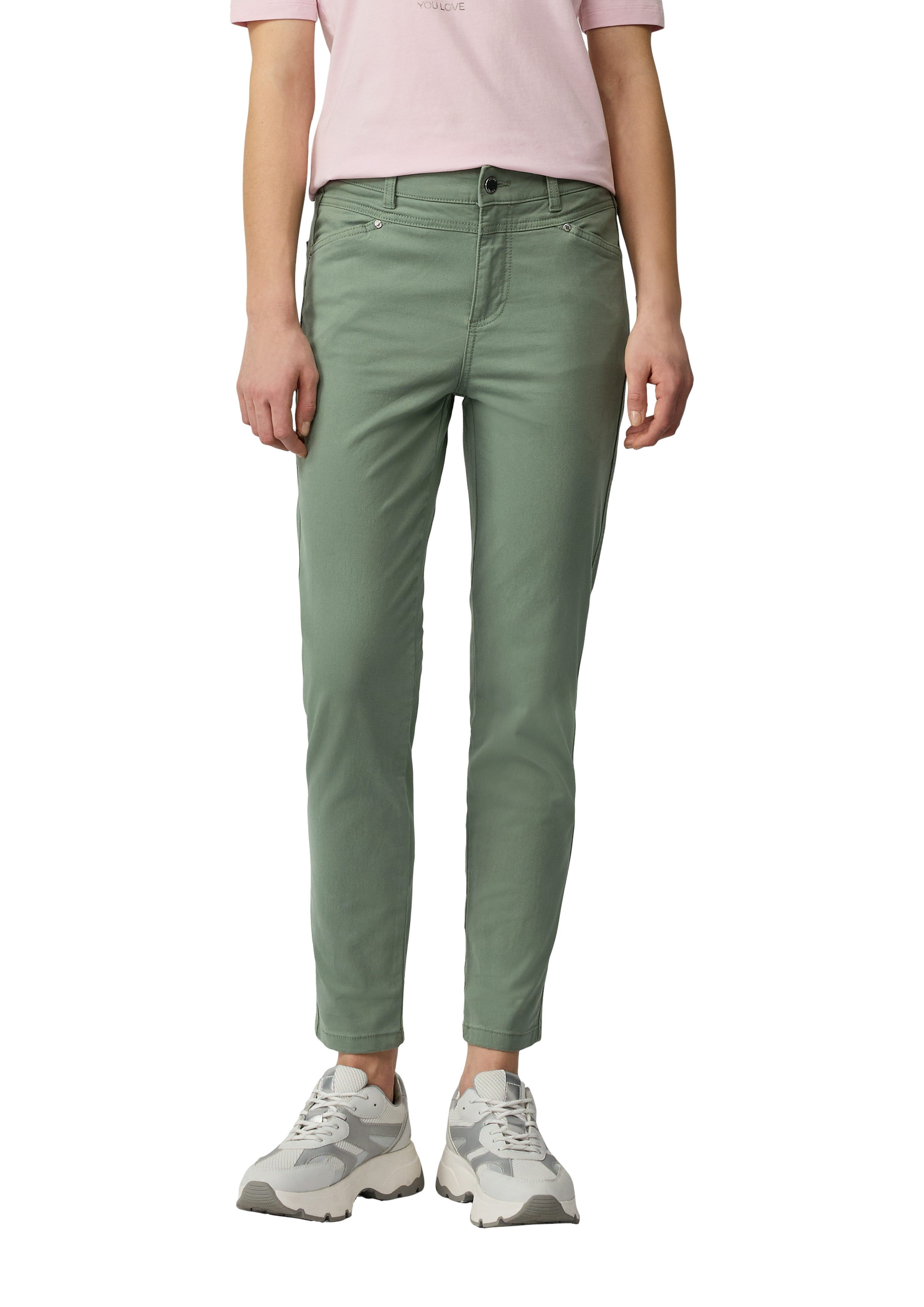 s.Oliver 7/8 broek in slim fit dames 7/8-broeken maat 42 groen