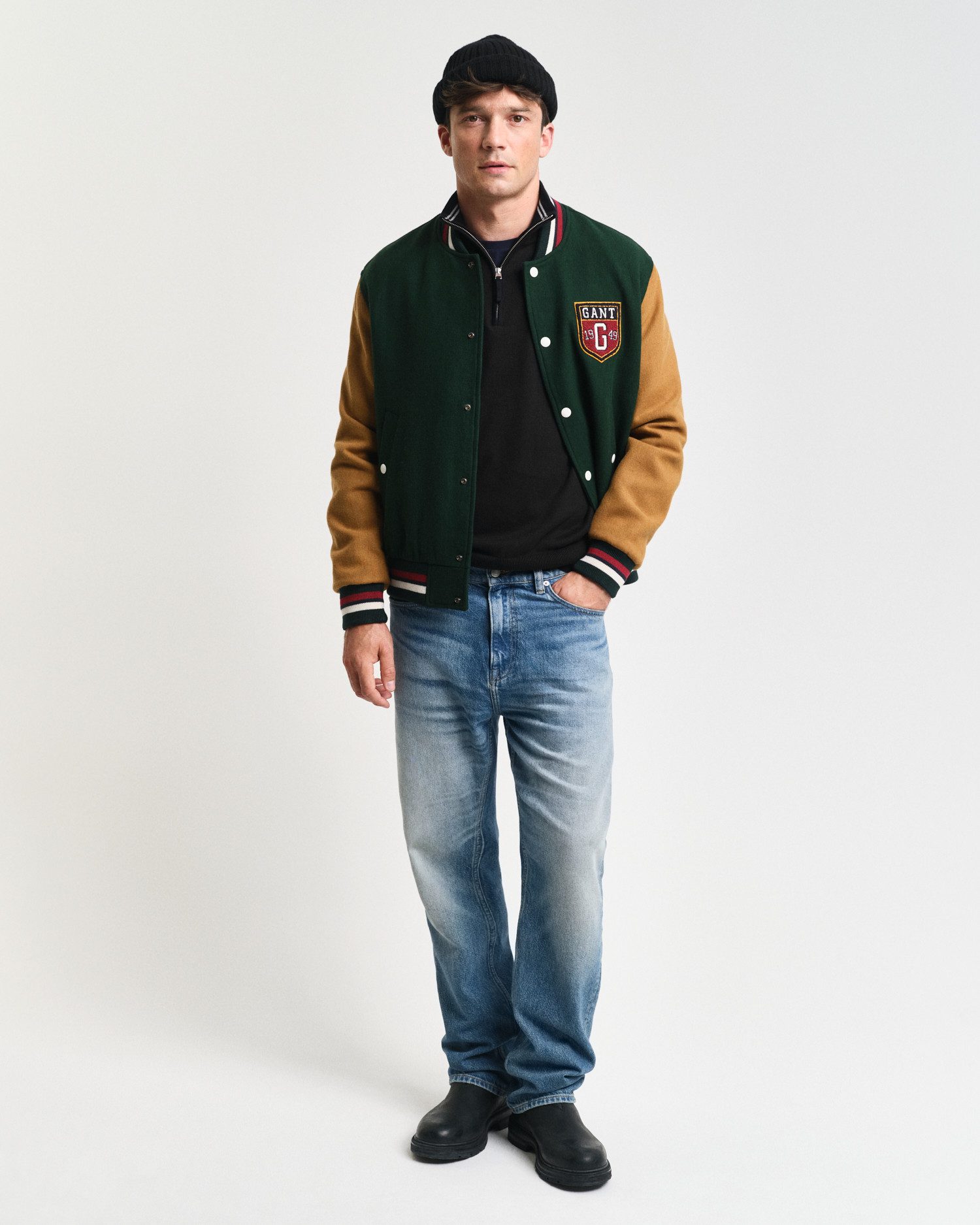 Gant Schipperstrui CLASSIC COTTON HALF ZIP