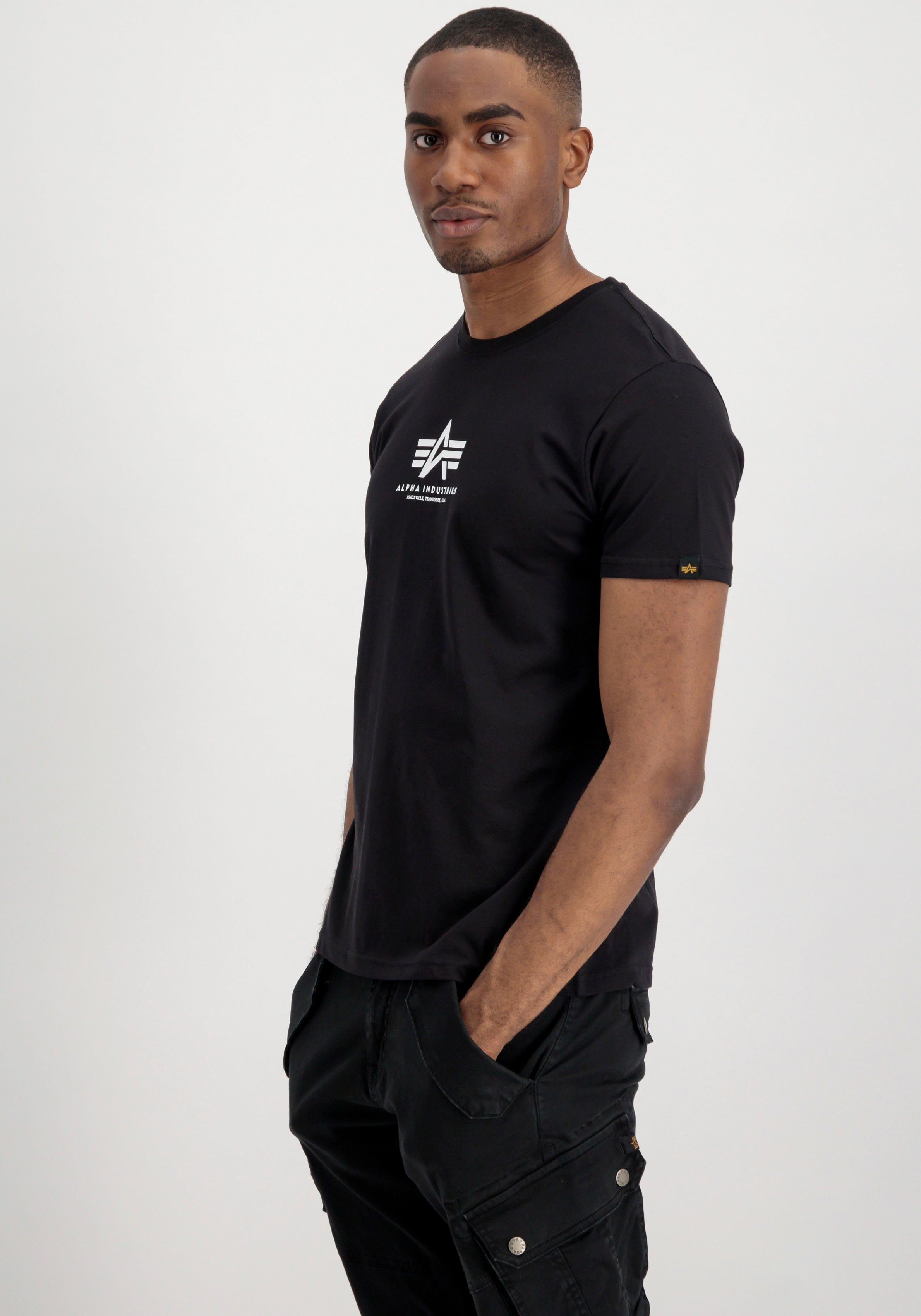 Alpha Industries Shirt met ronde hals Basic T ML
