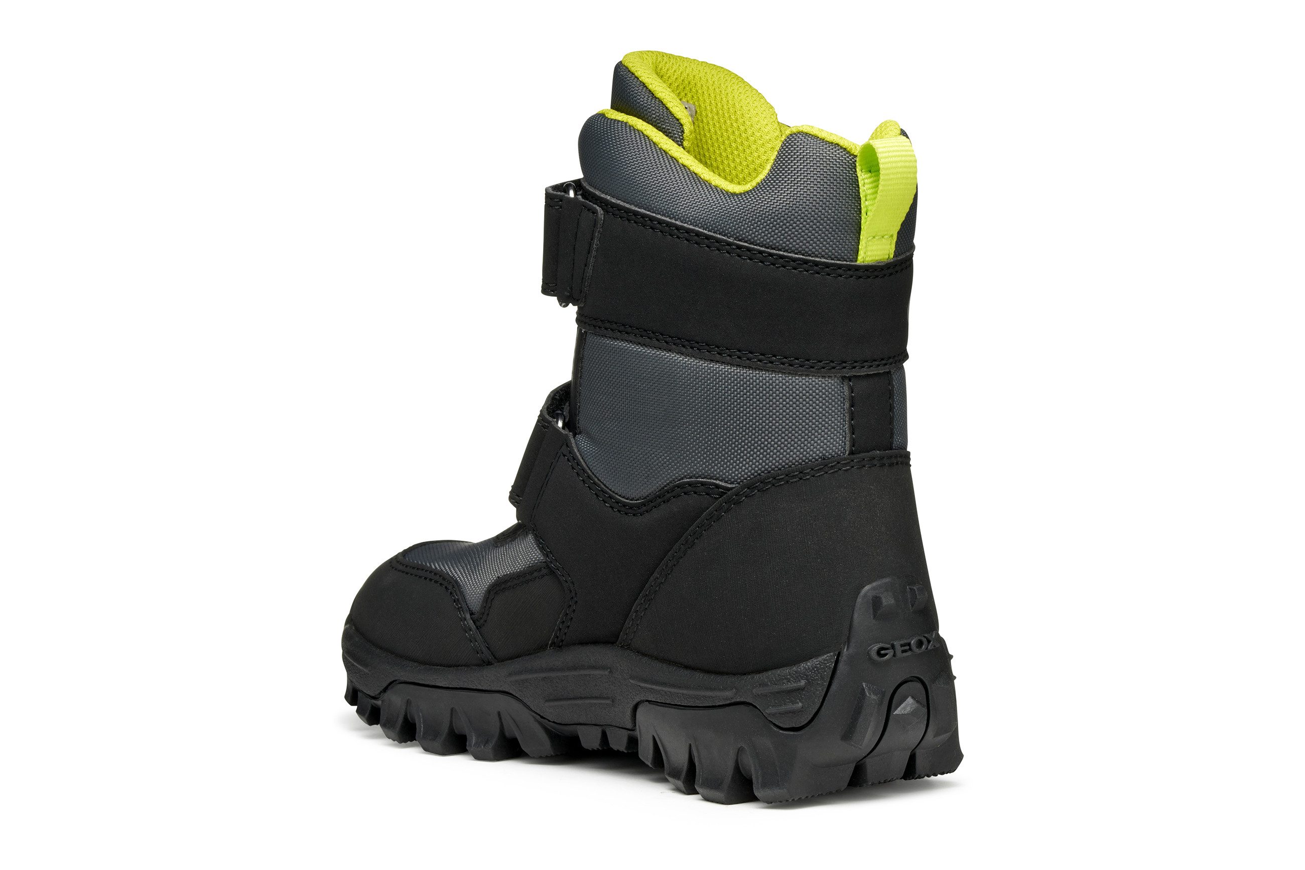 Geox Winterlaarzen J HIMALAYA BOY B ABX Snowboots, klittenbandlaarzen met warmvoering, maatsjabloon om te downloaden