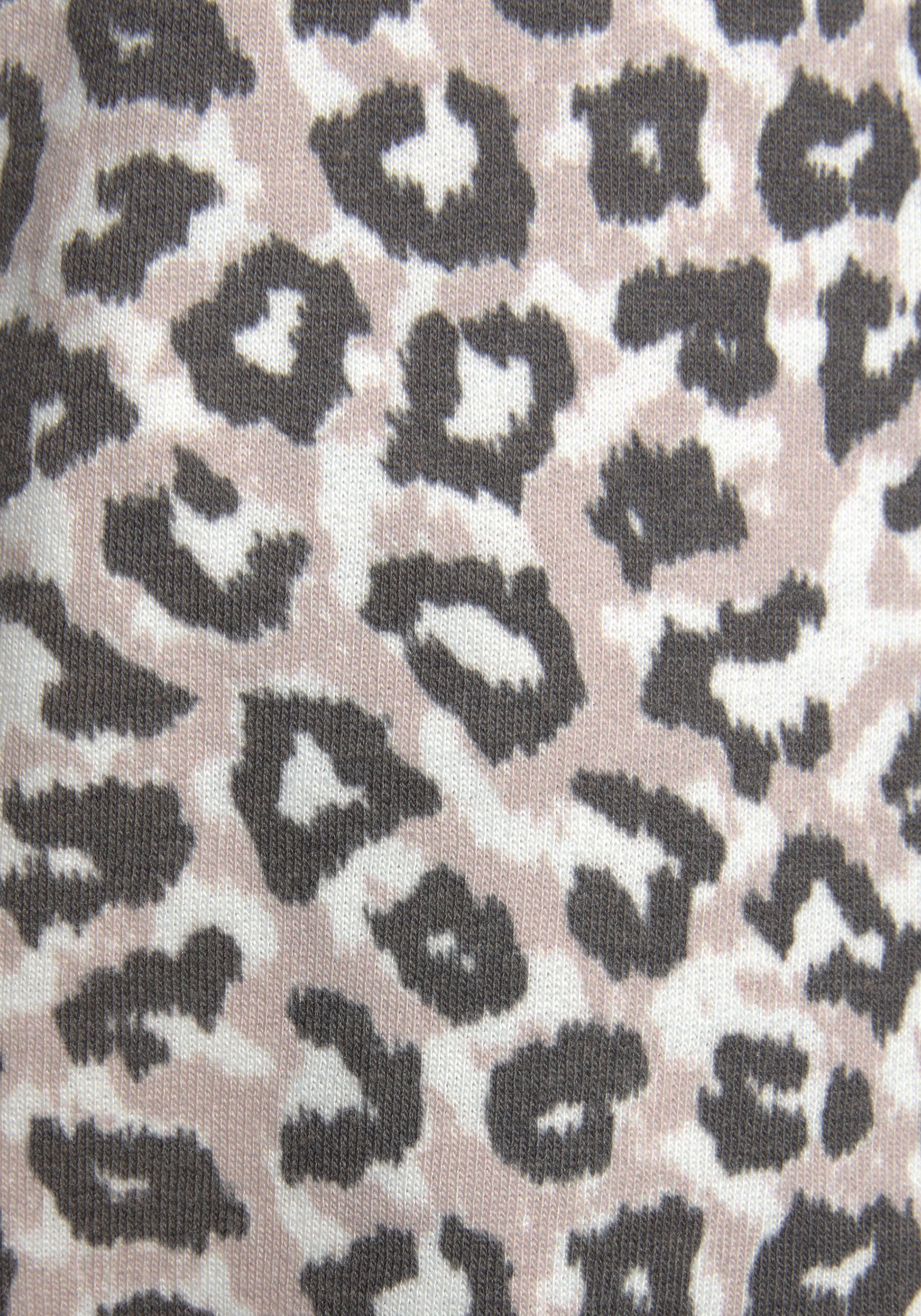 Lascana Short met ribboord en omgeslagen zoom loungewear