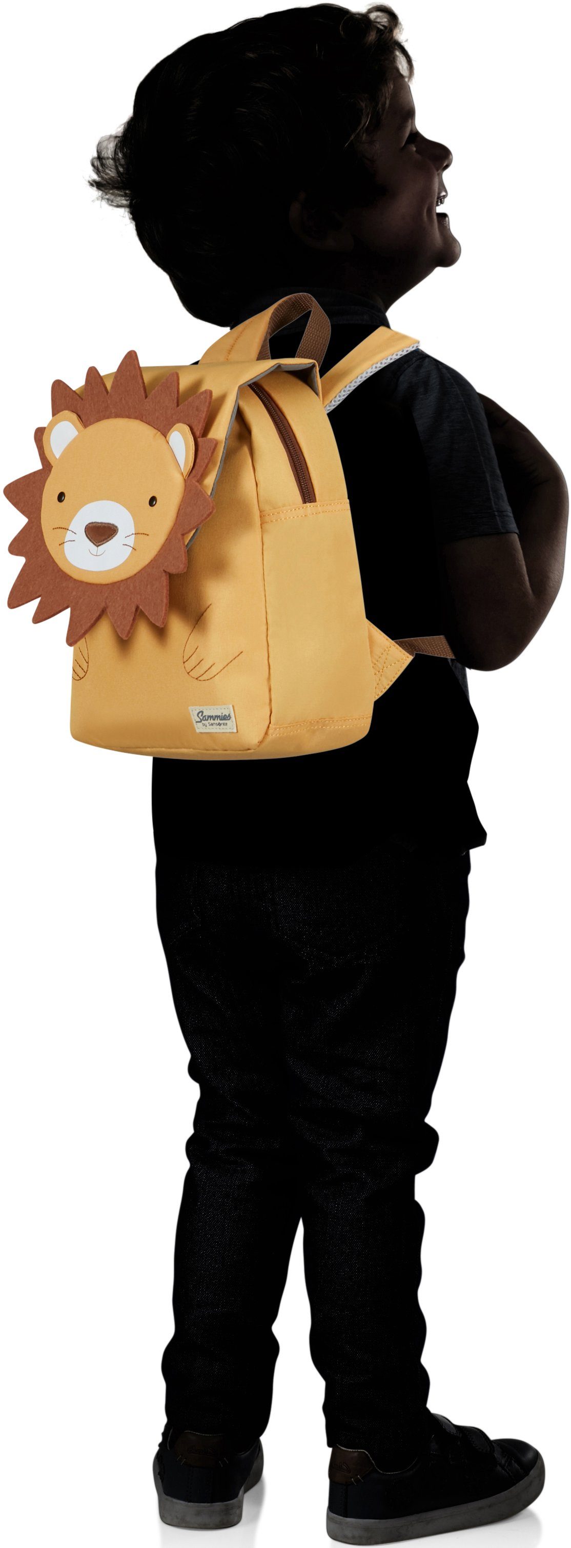 Samsonite Kinderrugzak Happy Sammies ECO, S, Lion Lester Kleuterschoolrugzak kinderfreizeitrucksack kinderrugzak