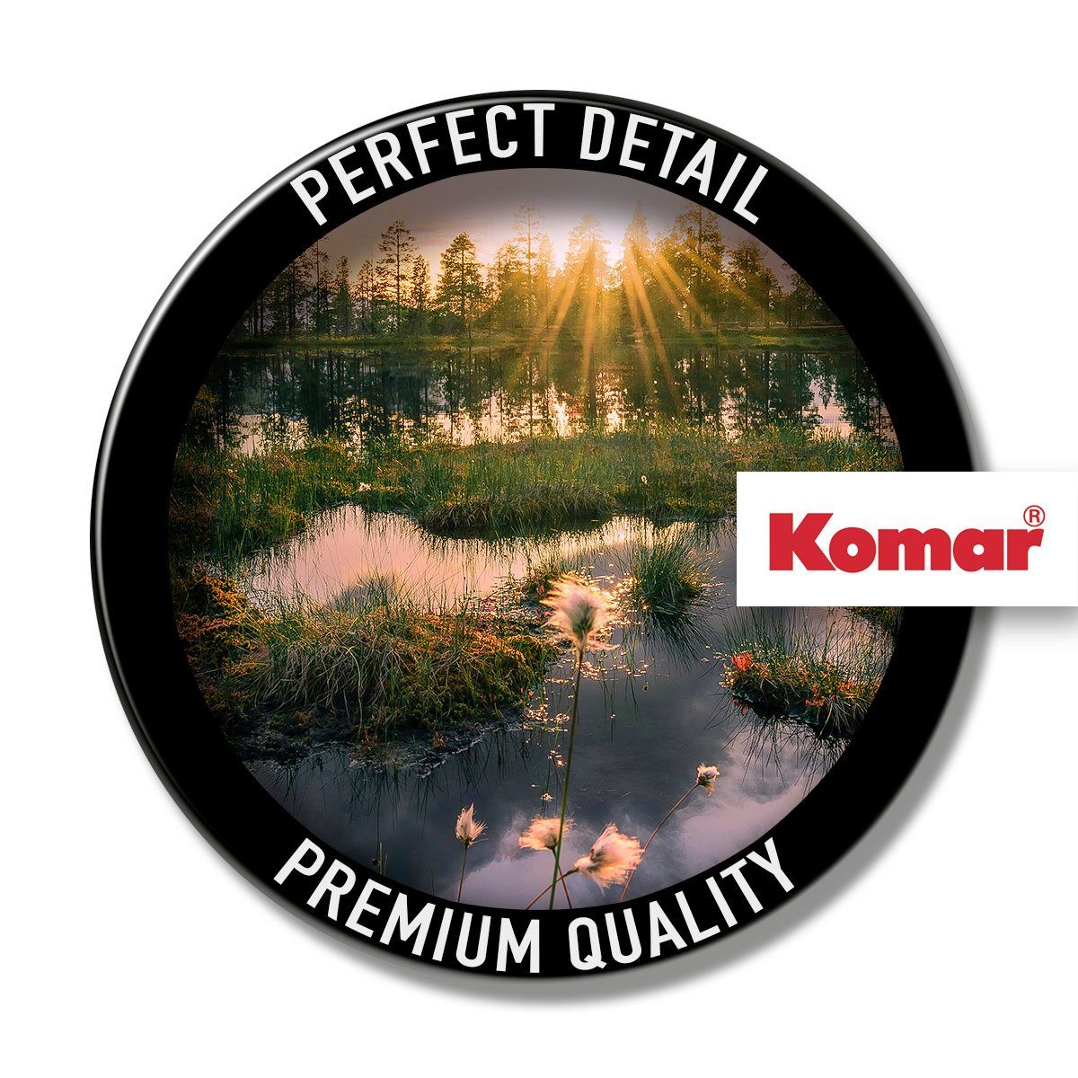Komar Artprint op linnen Gloomy Swamps - Afmeting 60 x 40 cm (1 stuk)