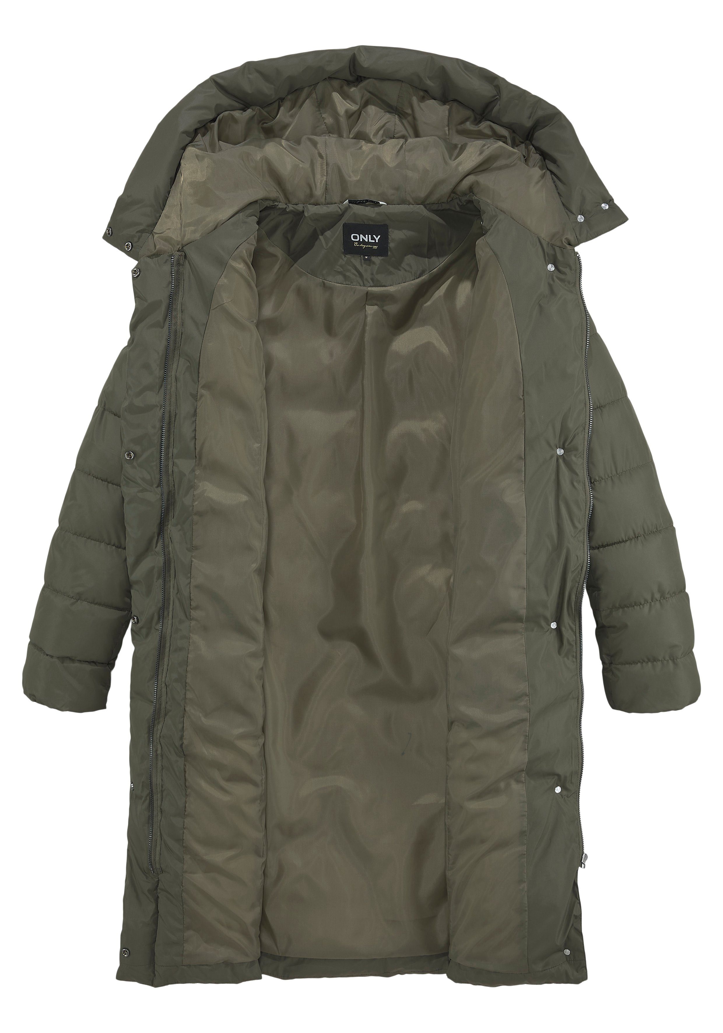 Only Gewatteerde jas ONLTINA PUFFER X LONG COAT OTW