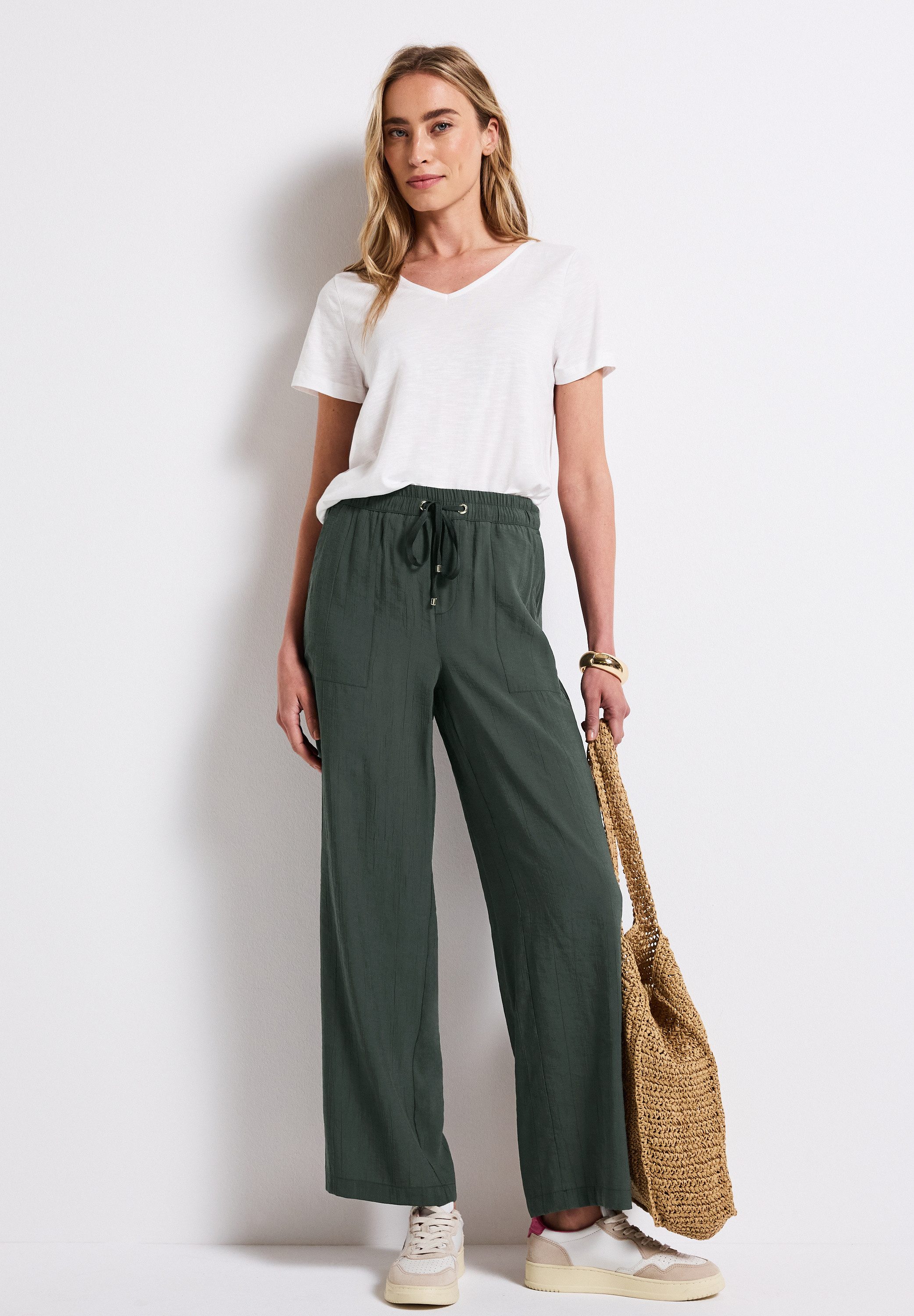 STREET ONE Stoffen broek