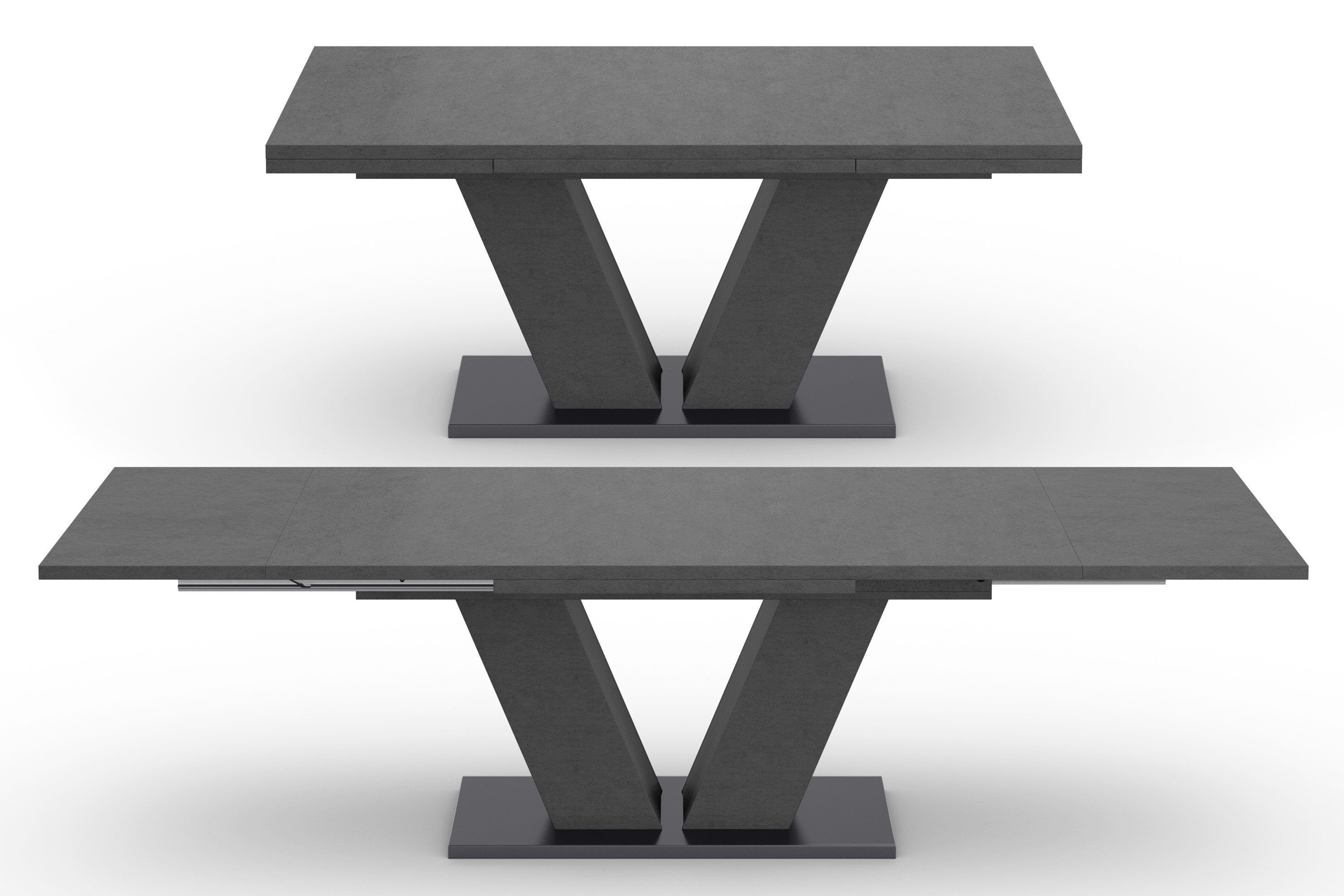 Mäusbacher Eettafel Comfort tafel TOPSELLER! Mäusbacher eettafel met V-frame en bodemplaat