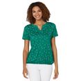 casual looks shirt met print shirt (1-delig) groen