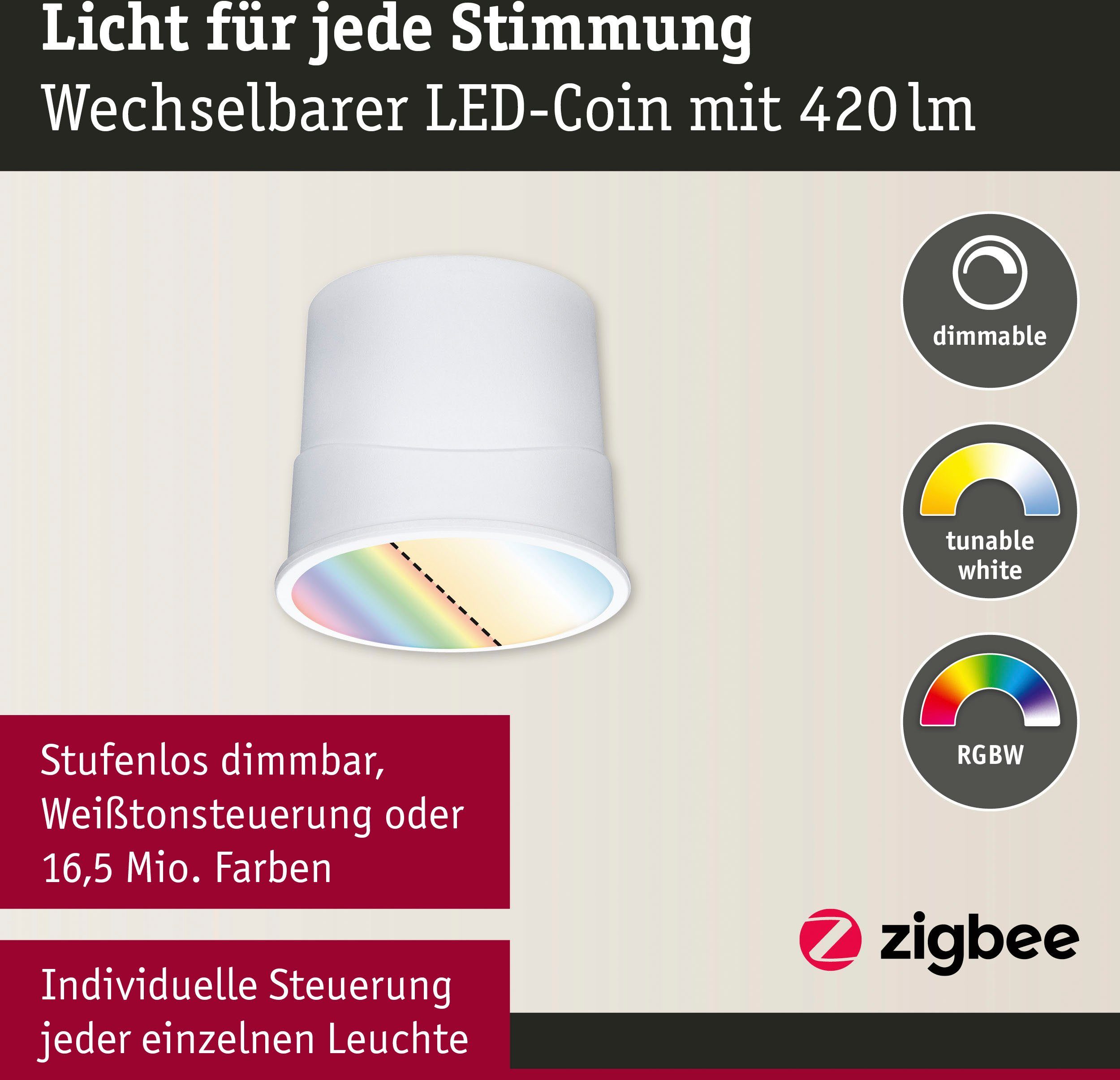 Paulmann Ledinbouwlamp Base 230V 420lm (1 stuk)