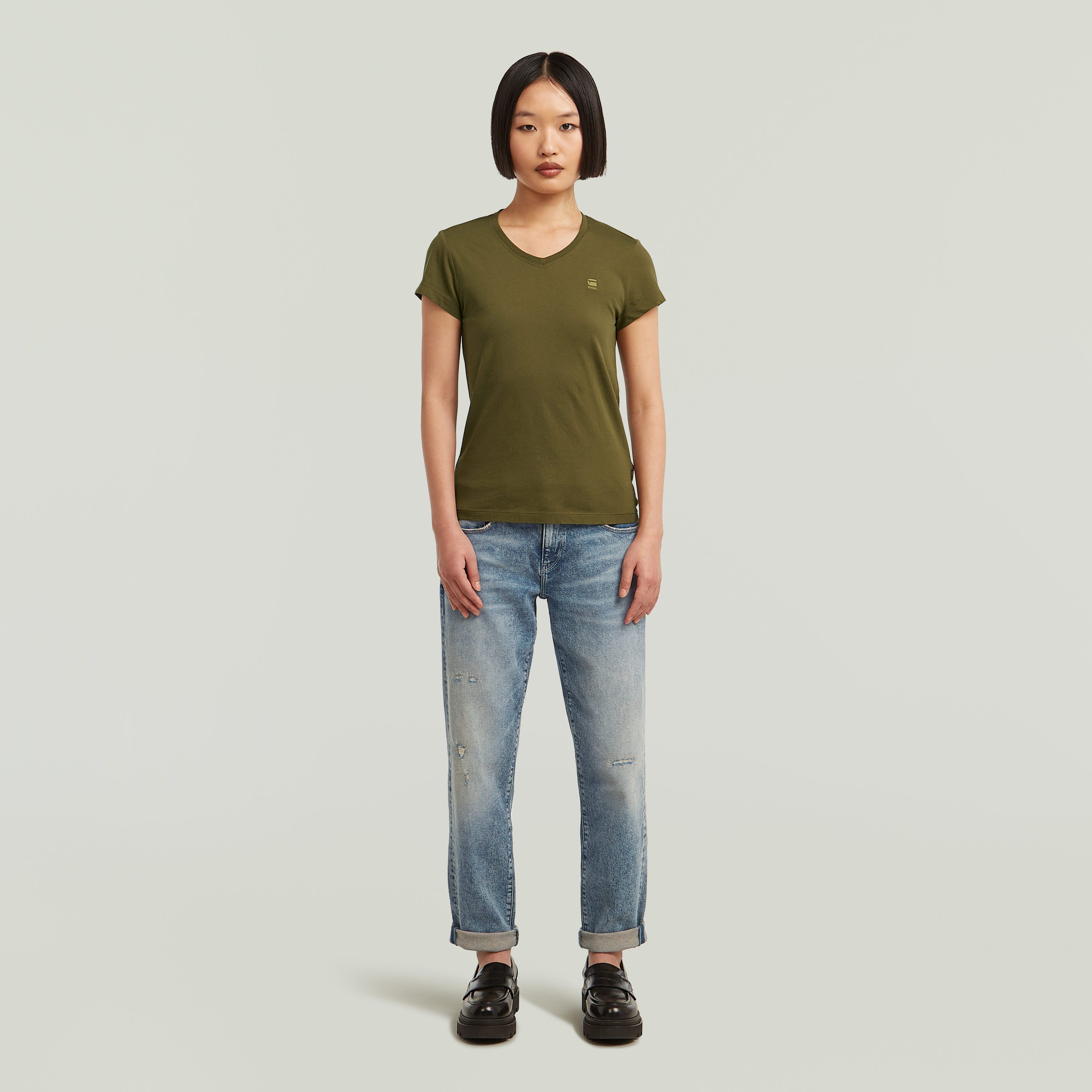 G-Star RAW Shirt met V-hals Eyben