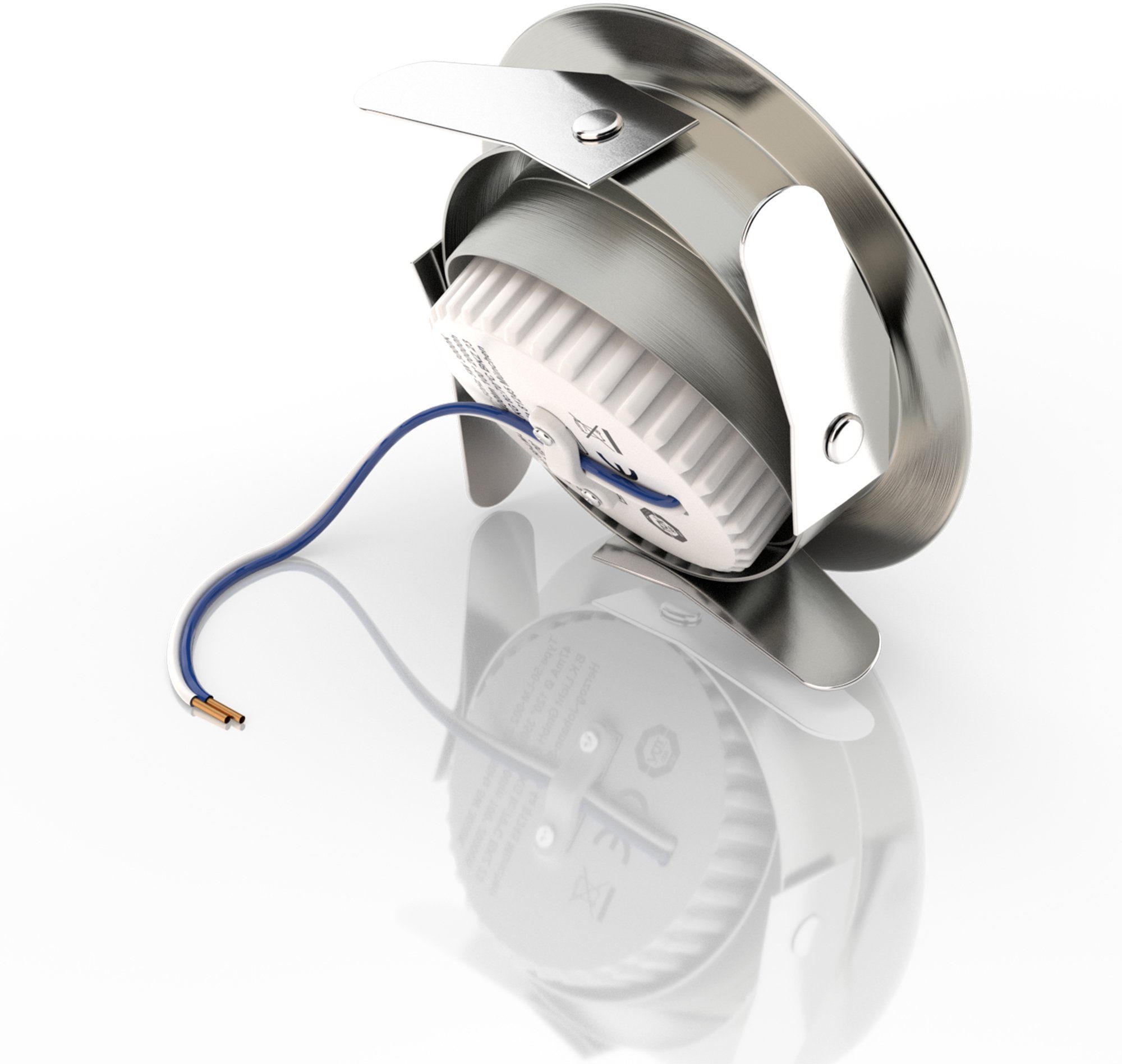 B.K.Licht Ledinbouwlamp 6-delige set inbouwspots, dimbaar, draaibaar, LED inbouwspots