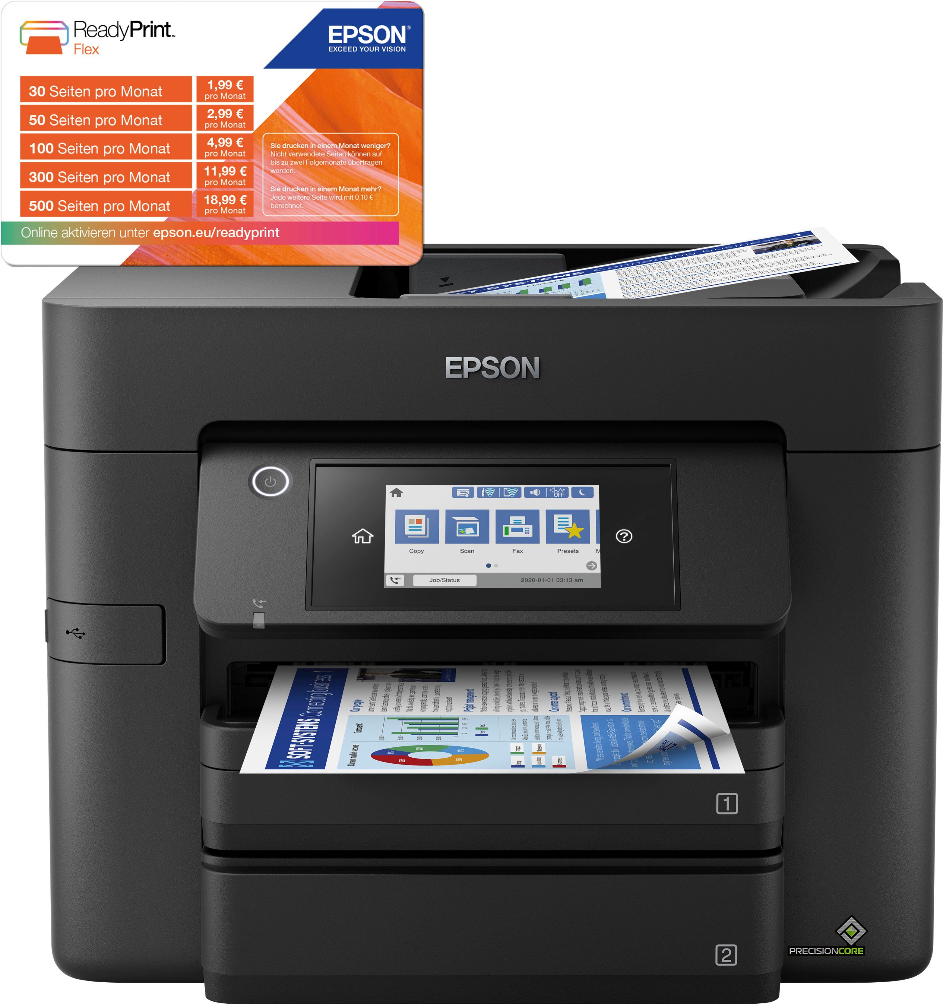 Epson All-in-oneprinter WorkForce Pro WF-4830DTWF