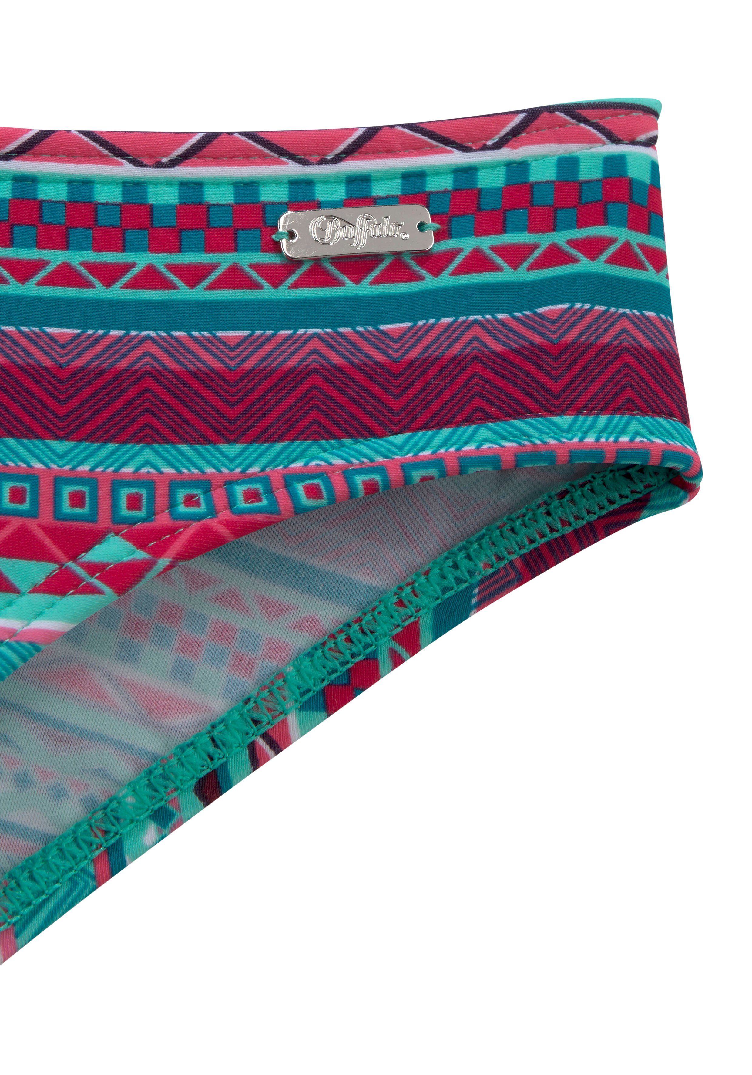 Buffalo Bandeaubikini Lux Kids met abstracte print