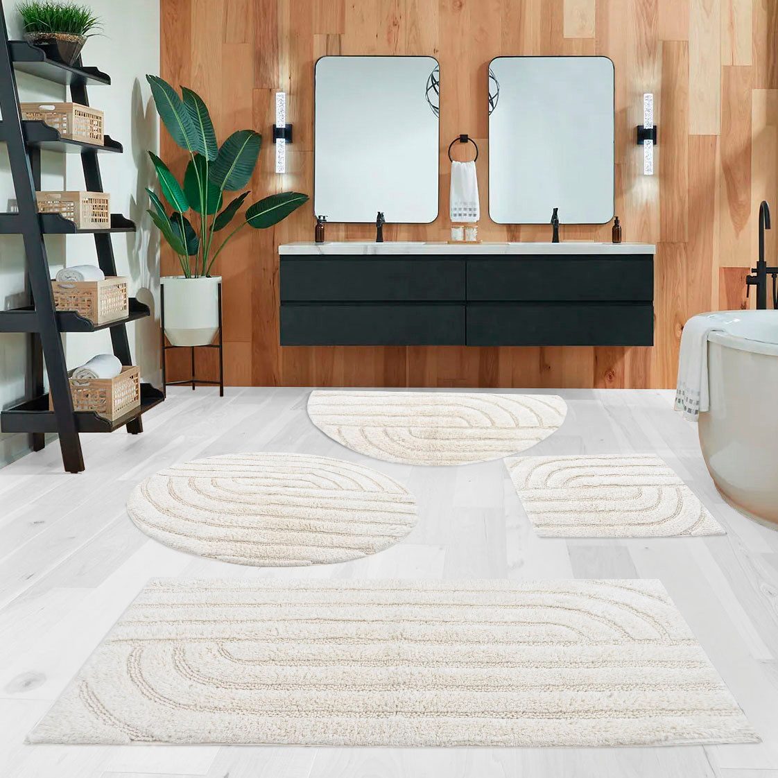 andas Badmat Marie Streifen, Scandi, Boho, modern patroon (1 stuk)