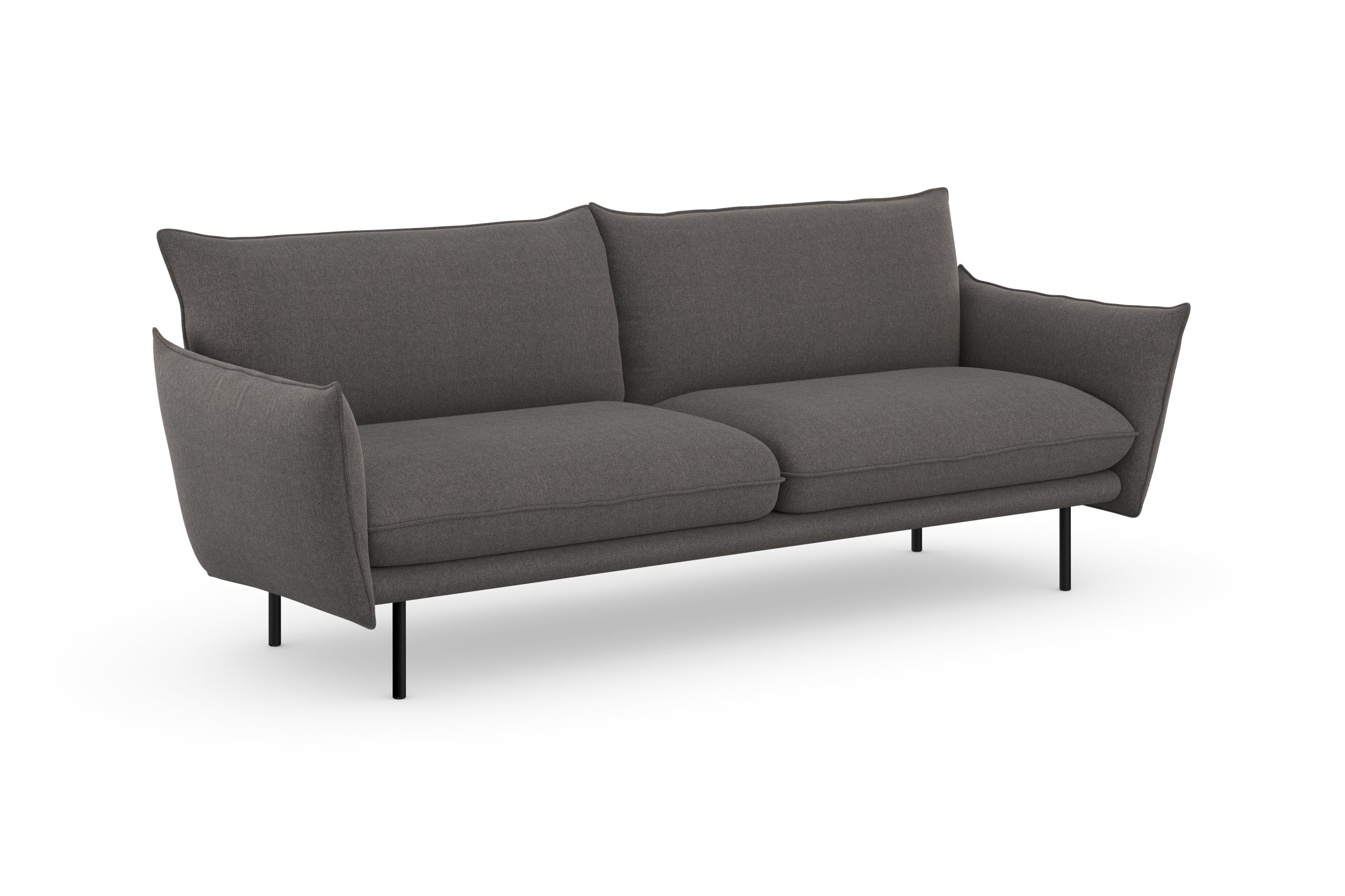 andas 3-zitsbank Stine Bijzonder design door kussen-look en opstaande naad, by Morten Georgsen