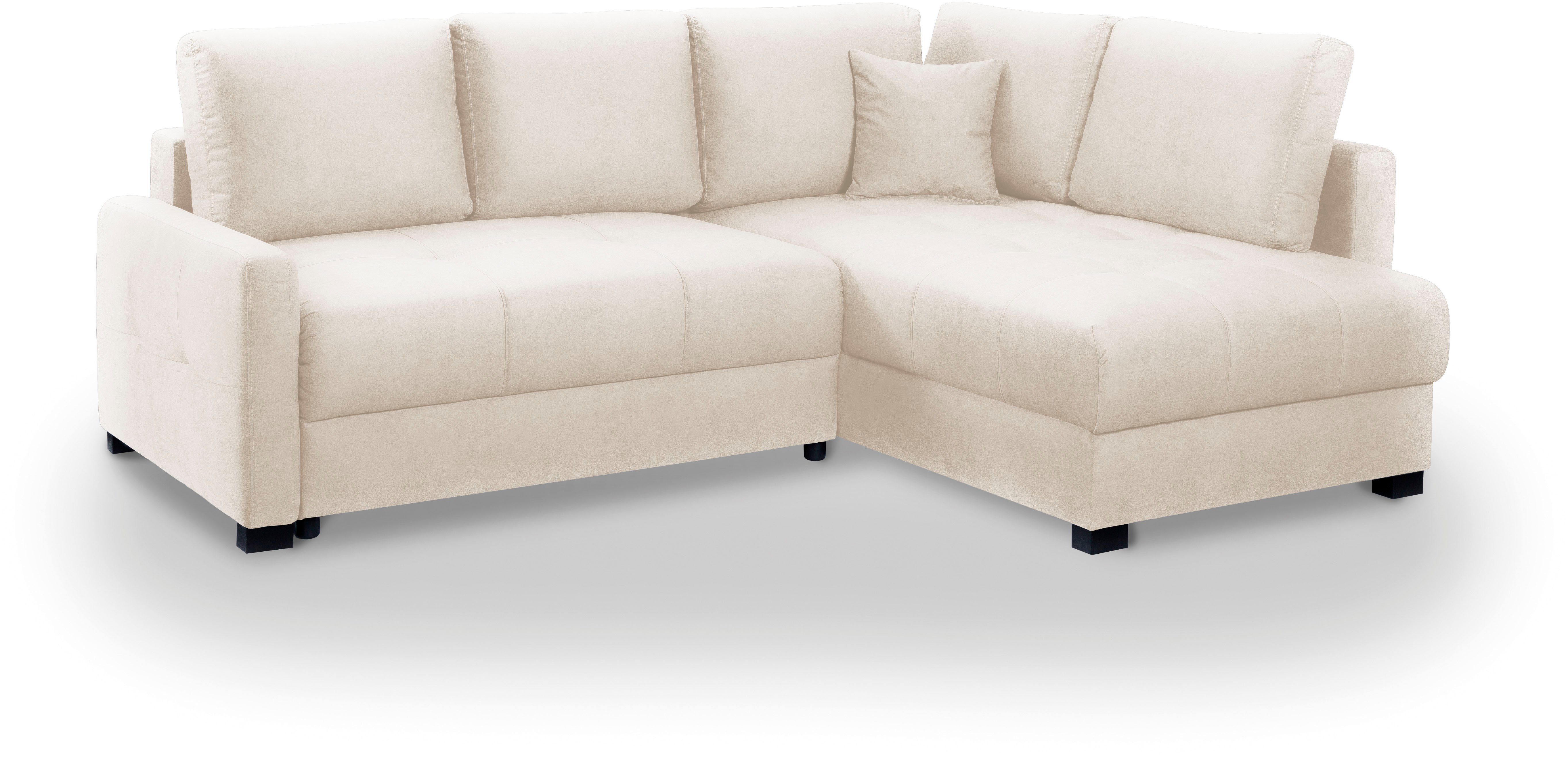 exxpo - sofa fashion Hoekbank Chester, boxspring pocketvering bekleding voor comfortabeler zitcomfort (2-delig)