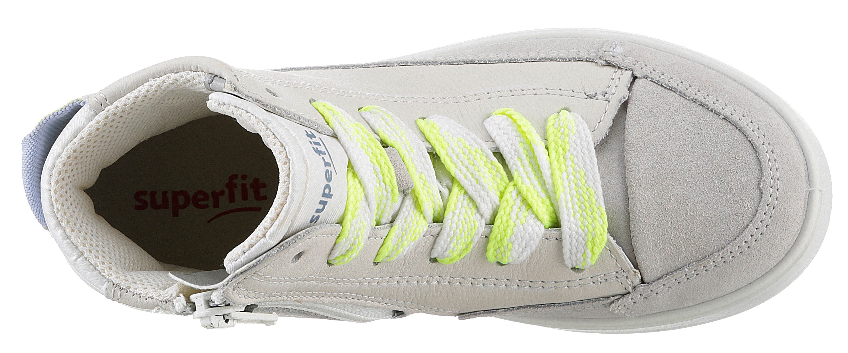 Superfit Sneakers STELLA WMS: middel Veterschoenen met plateausool, maat sjabloon om te downloaden