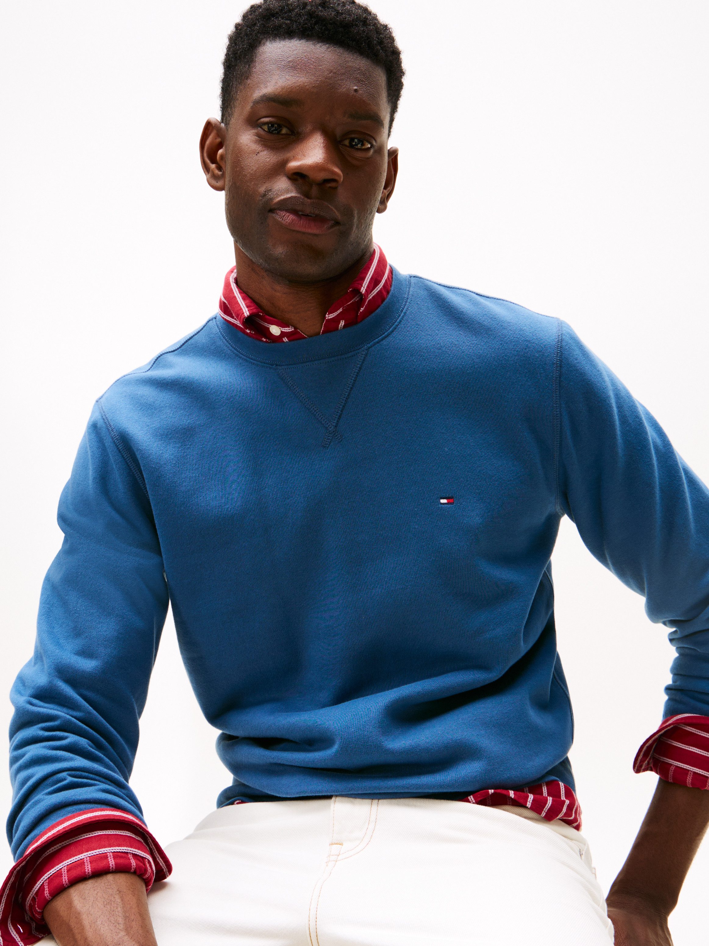 Tommy Hilfiger Sweatshirt met geborduurd logo