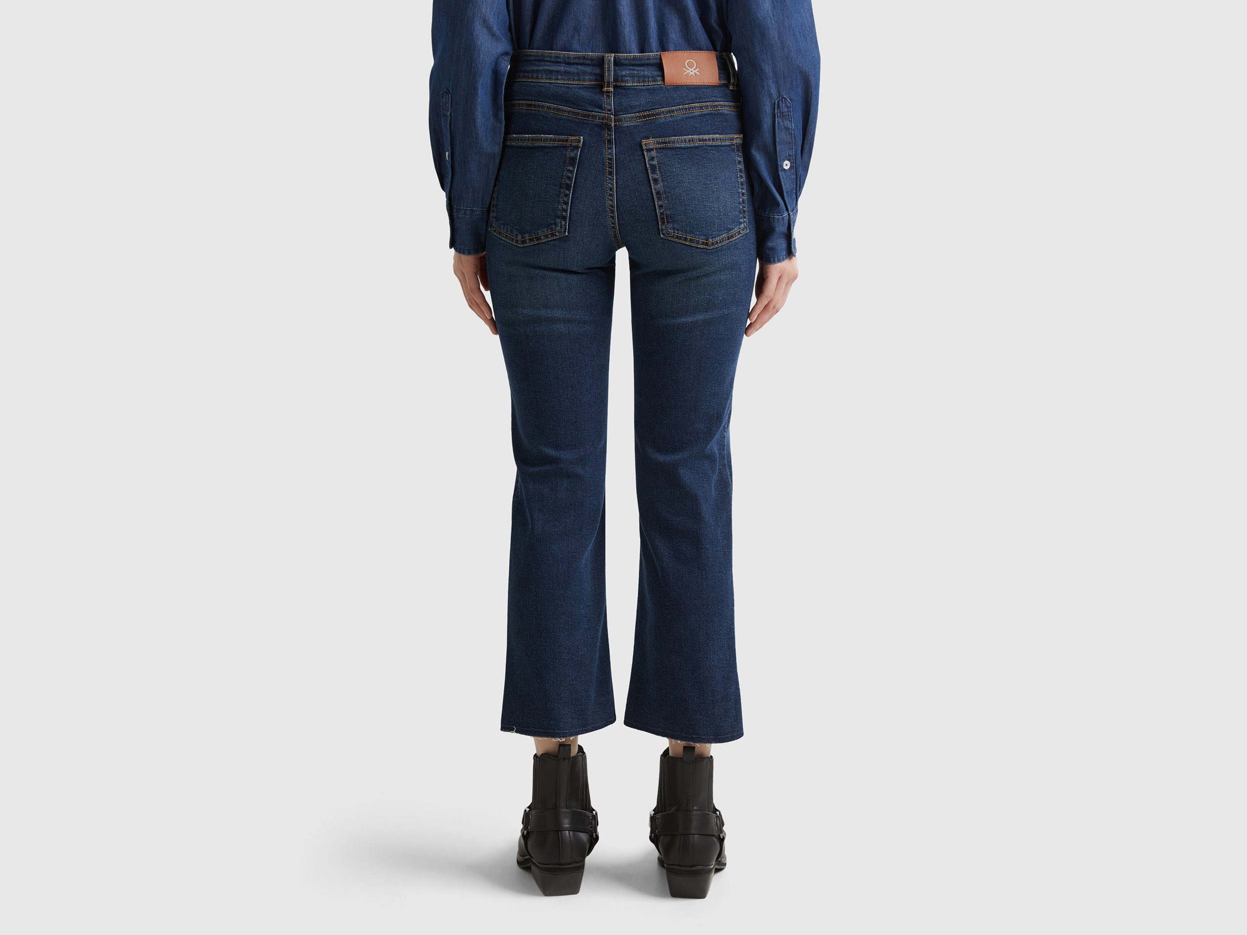 United Colors of Benetton Wijde jeans met rechte pijpen