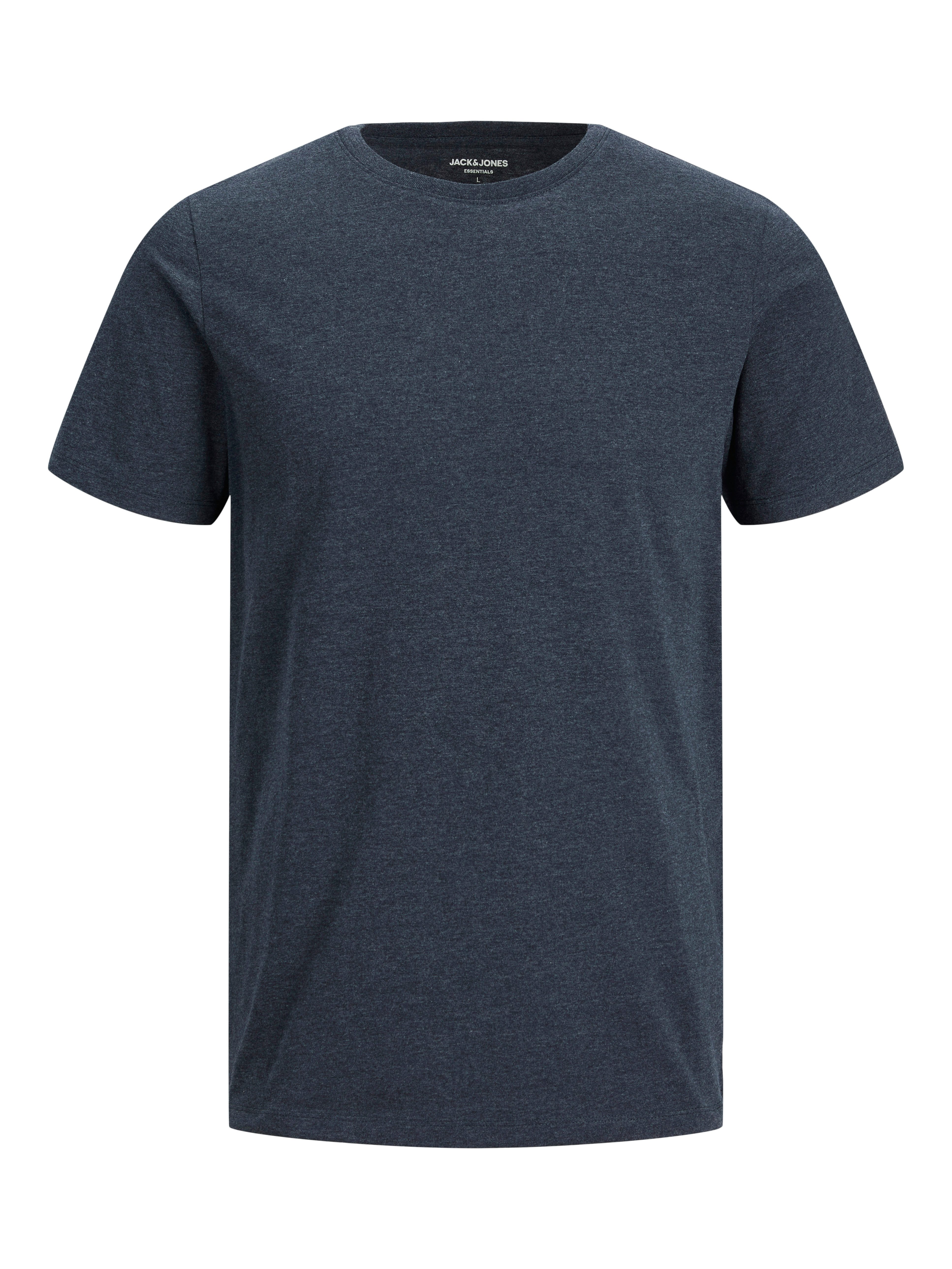 Jack & Jones PlusSize Shirt met ronde hals JJEORGANIC MEL TEE SS O-NECK NOOS PLS