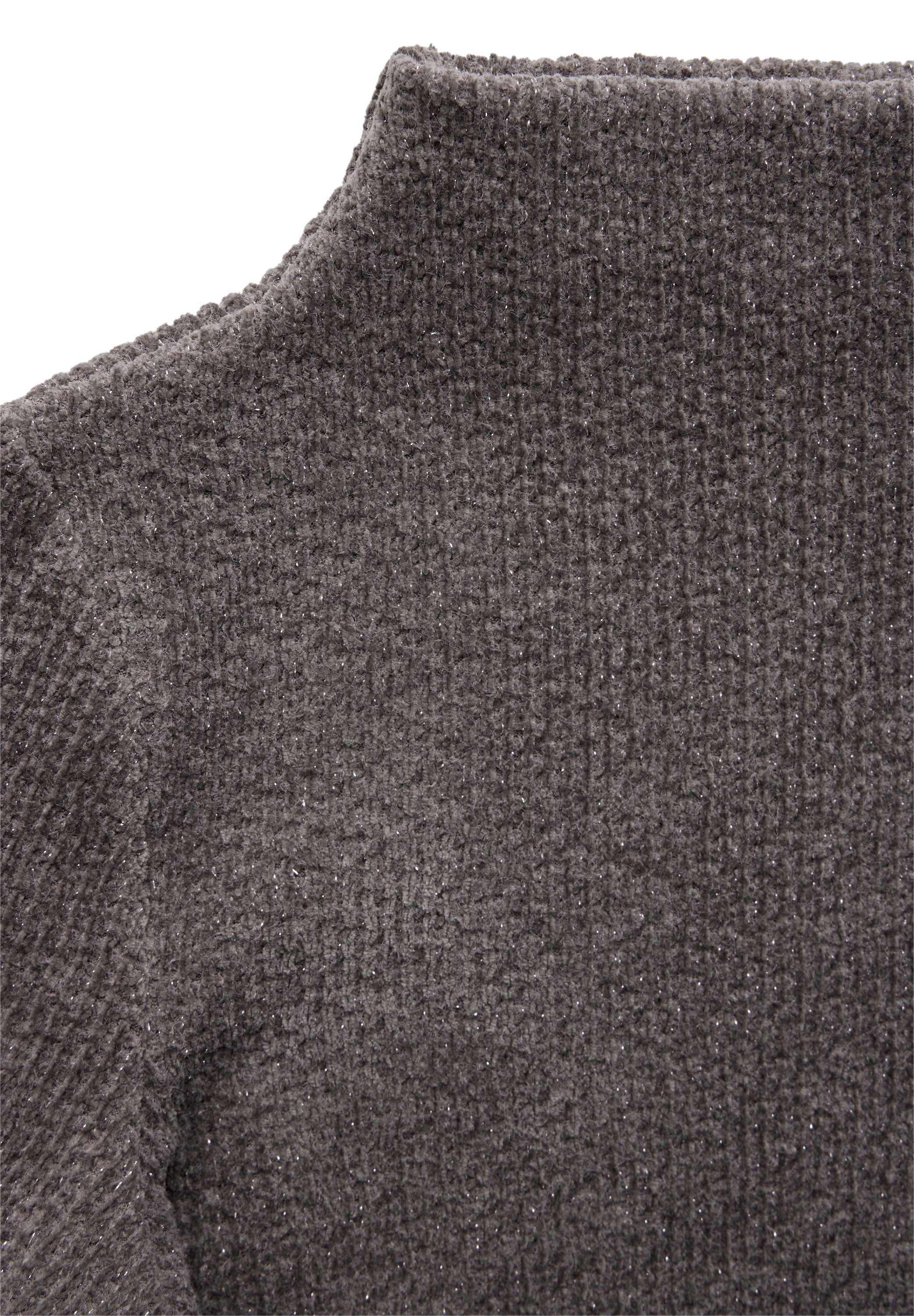 STREET ONE Shirt met lange mouwen met gemetalliseerde vezels