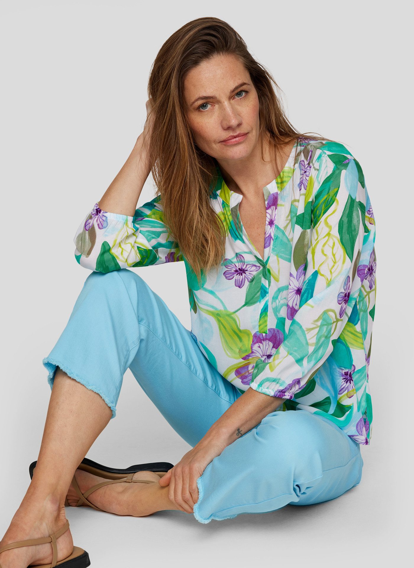 Rabe Gedessineerde blouse
