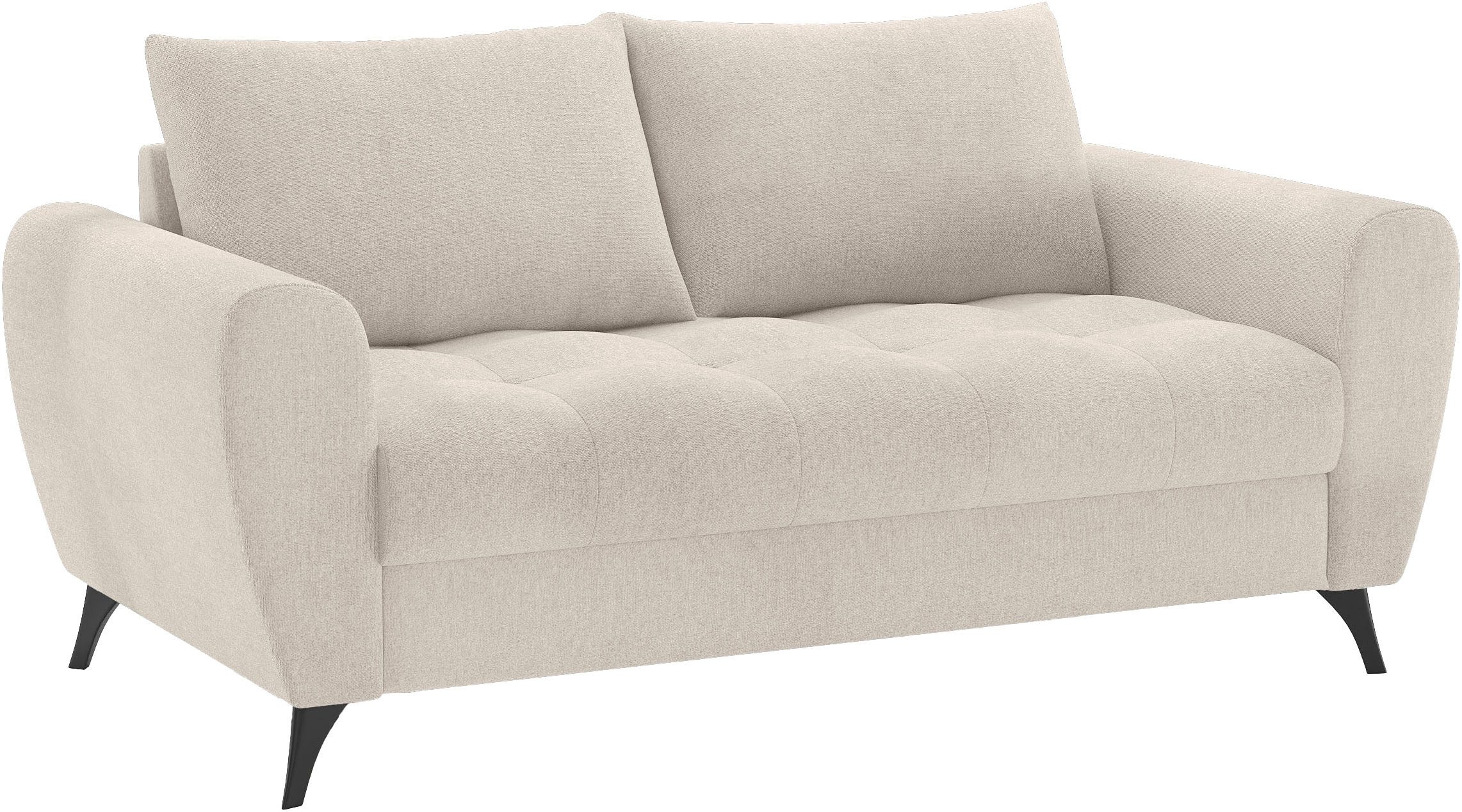 Mr. Couch 2,5-zits Blackburn II Met koudschuimvering tot 140 kg belastbaar beige, 2-zitsbanken, 180 cm