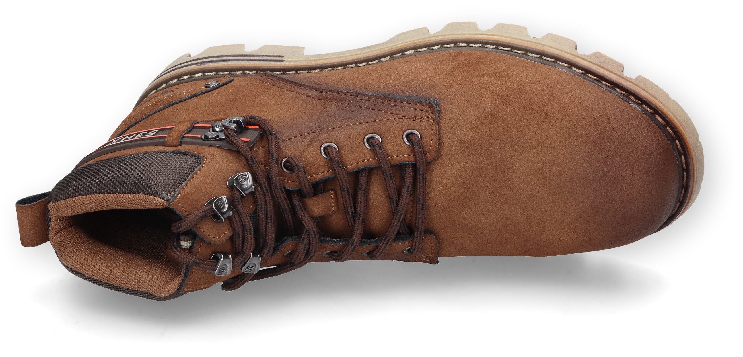 Dockers by Gerli Veterschoenen worker boots, laarzen met comfortabele schachtafsluiting van textiel
