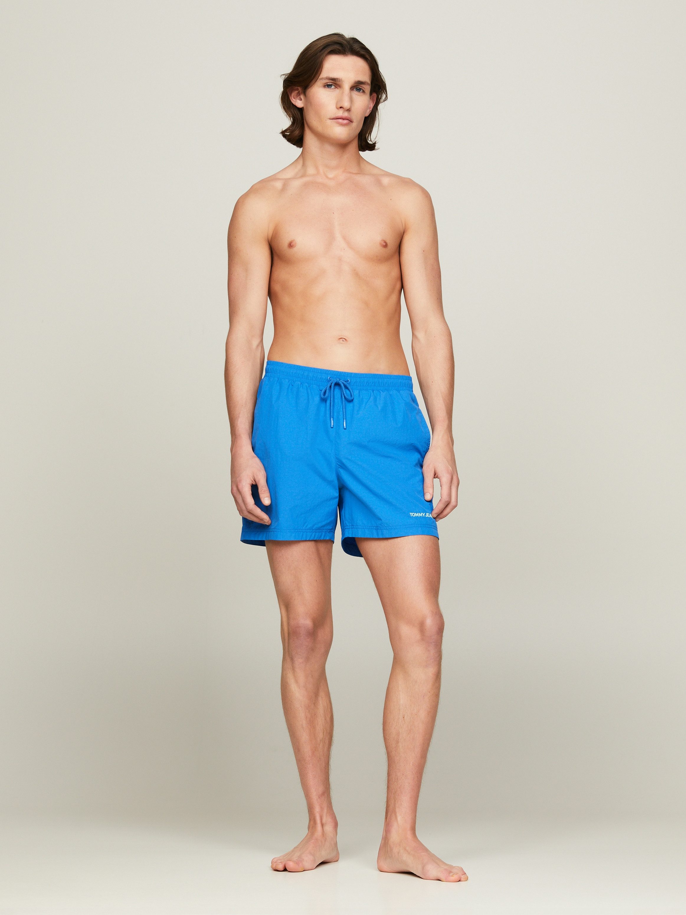 Tommy Hilfiger Swimwear Zwemshort SF MEDIUM DRAWSTRING met een logo-opschrift