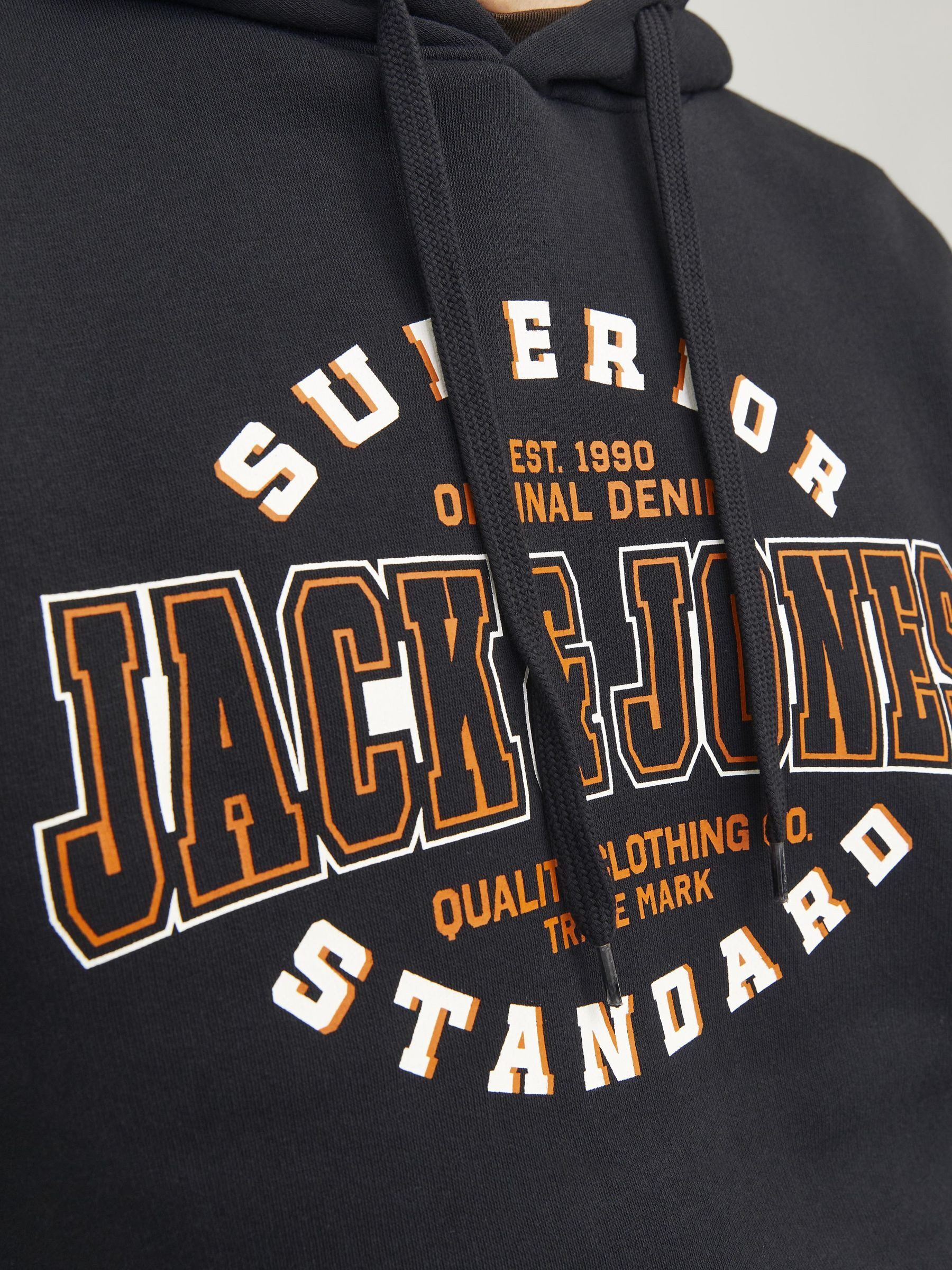 Jack & Jones Hoodie JJELOGO SWEAT HOOD 2 COL 24 25 NOOS