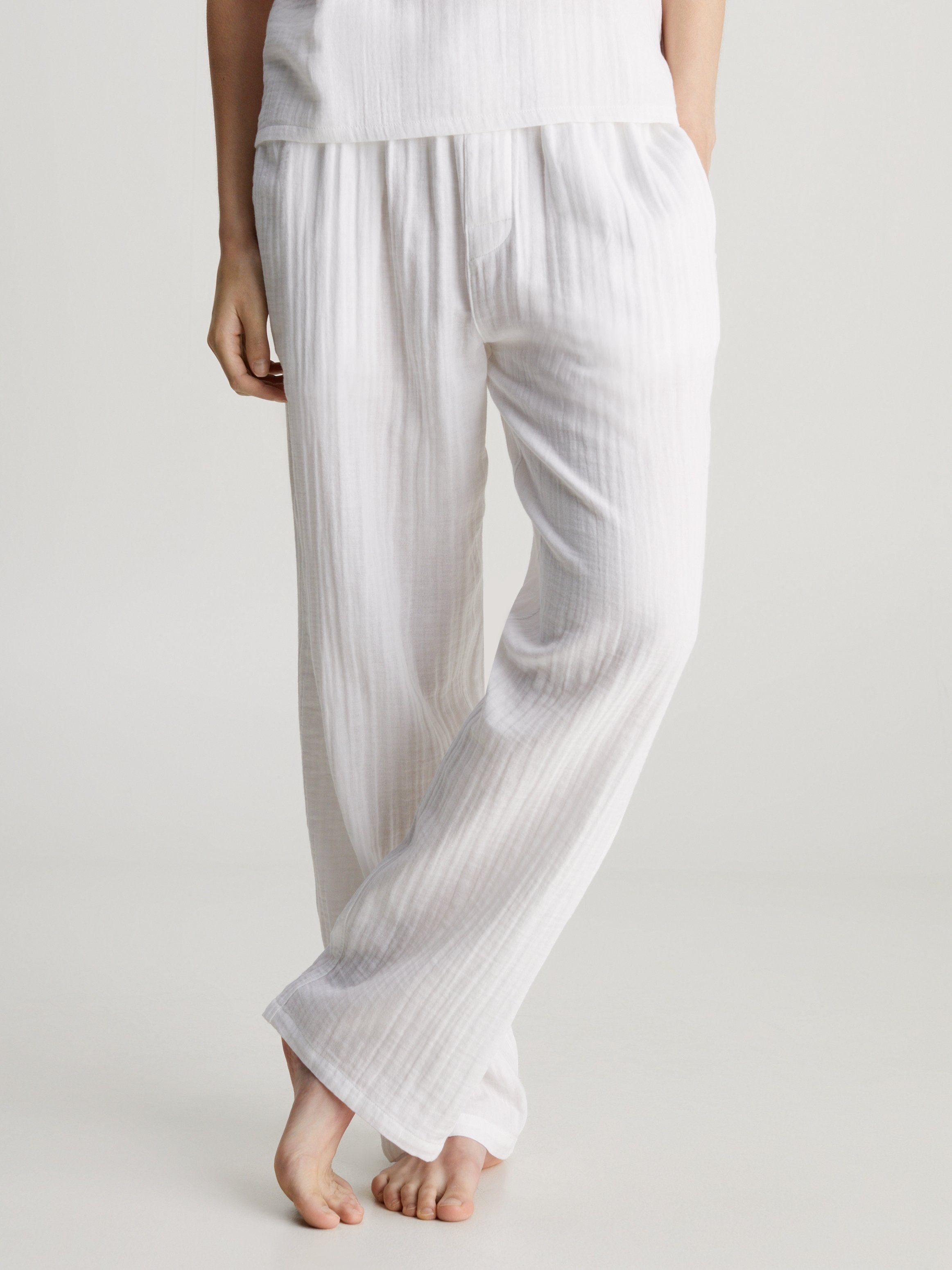 Calvin Klein Pyjamabroek SLEEP PANT met merklabel op de tailleband