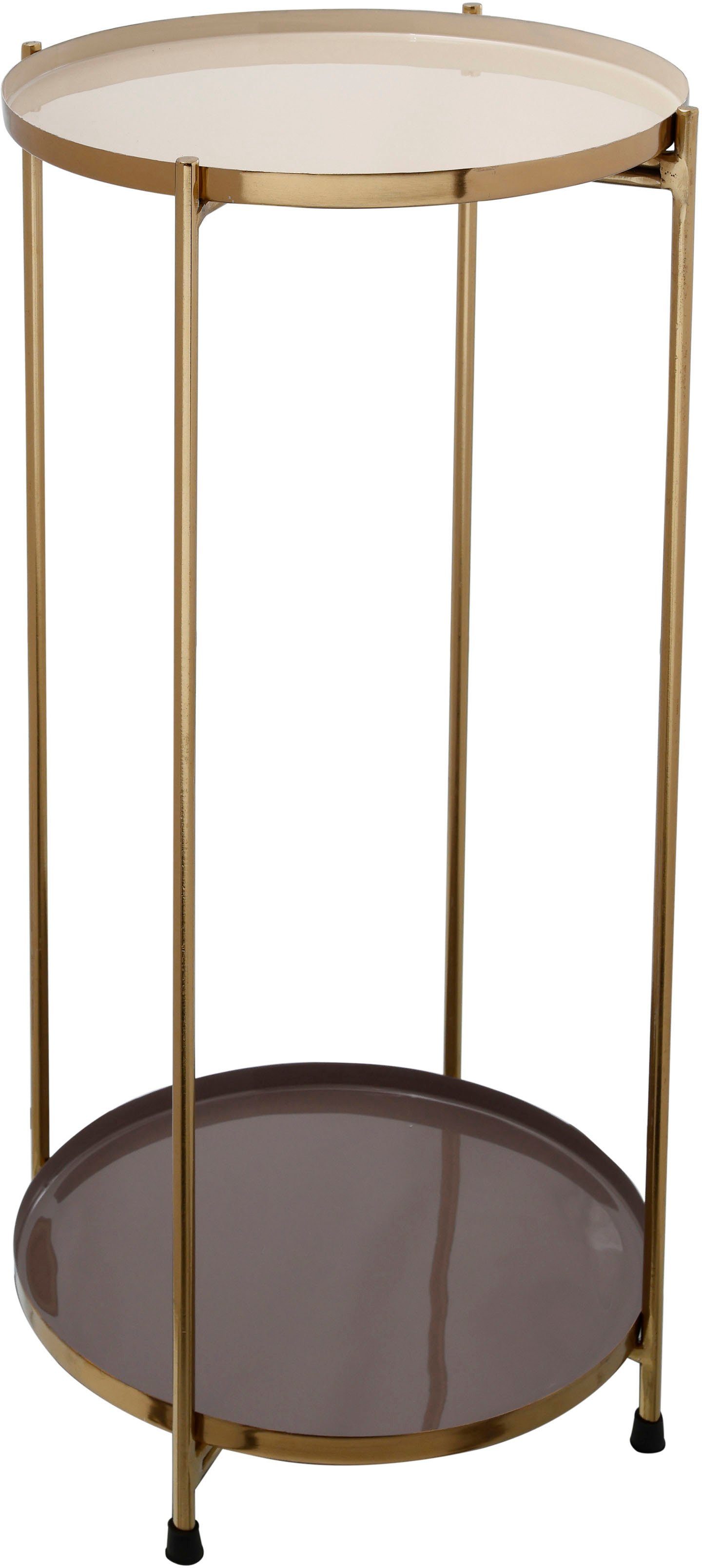 Kayoom Bijzettafel Art Deco 1025, bijzettafel van metaal, functioneel en stabiel (1 stuk) bijzettafels multicolor