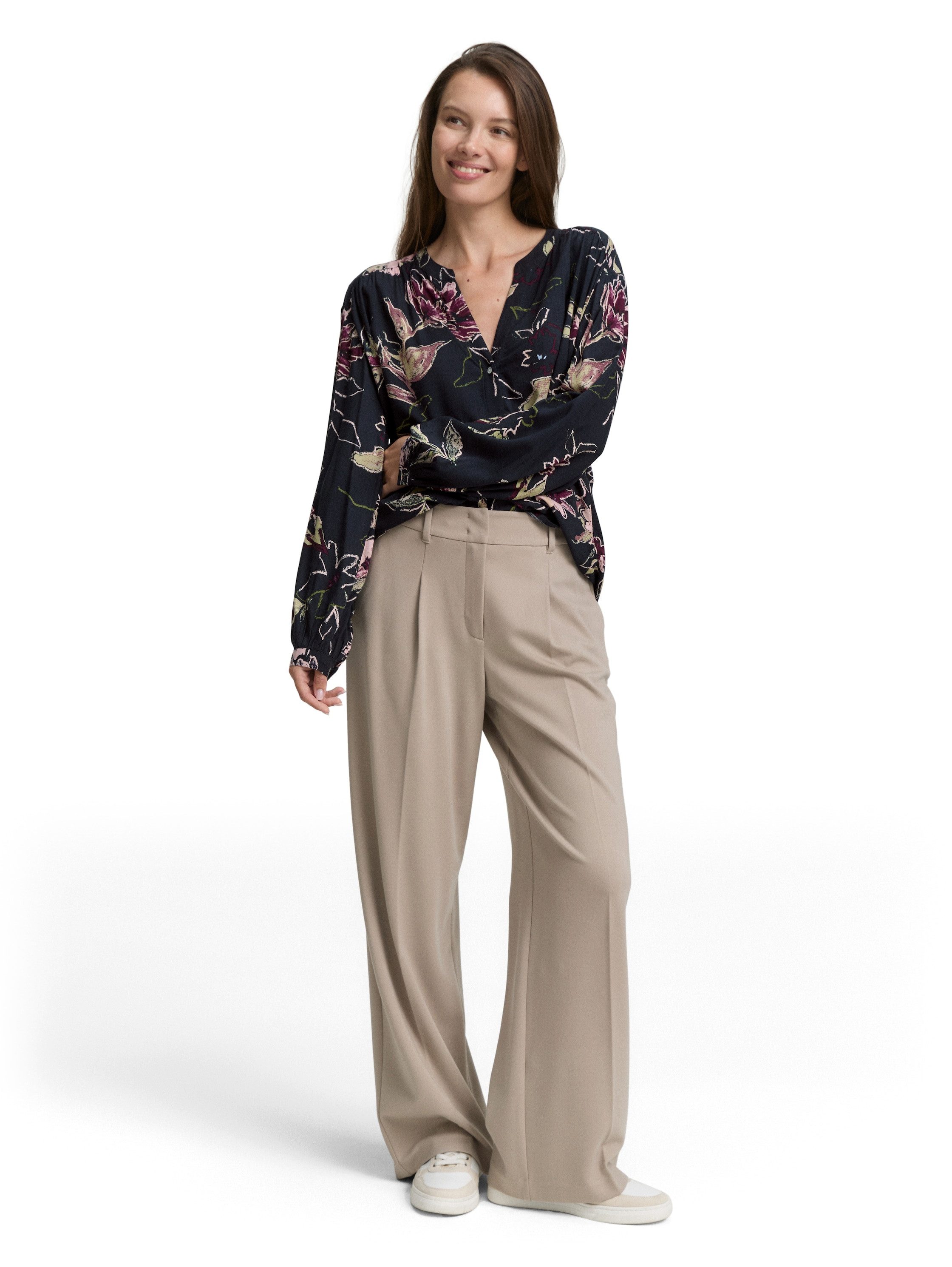 Tom Tailor Blouse met lange mouwen met print all-over